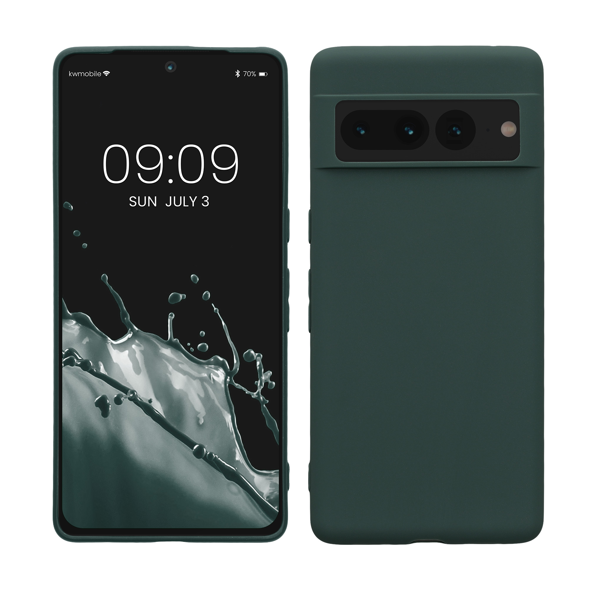 TPU kryt kwmobile Google Pixel 7 Pro - Moss Green bezdrát. nabíjení