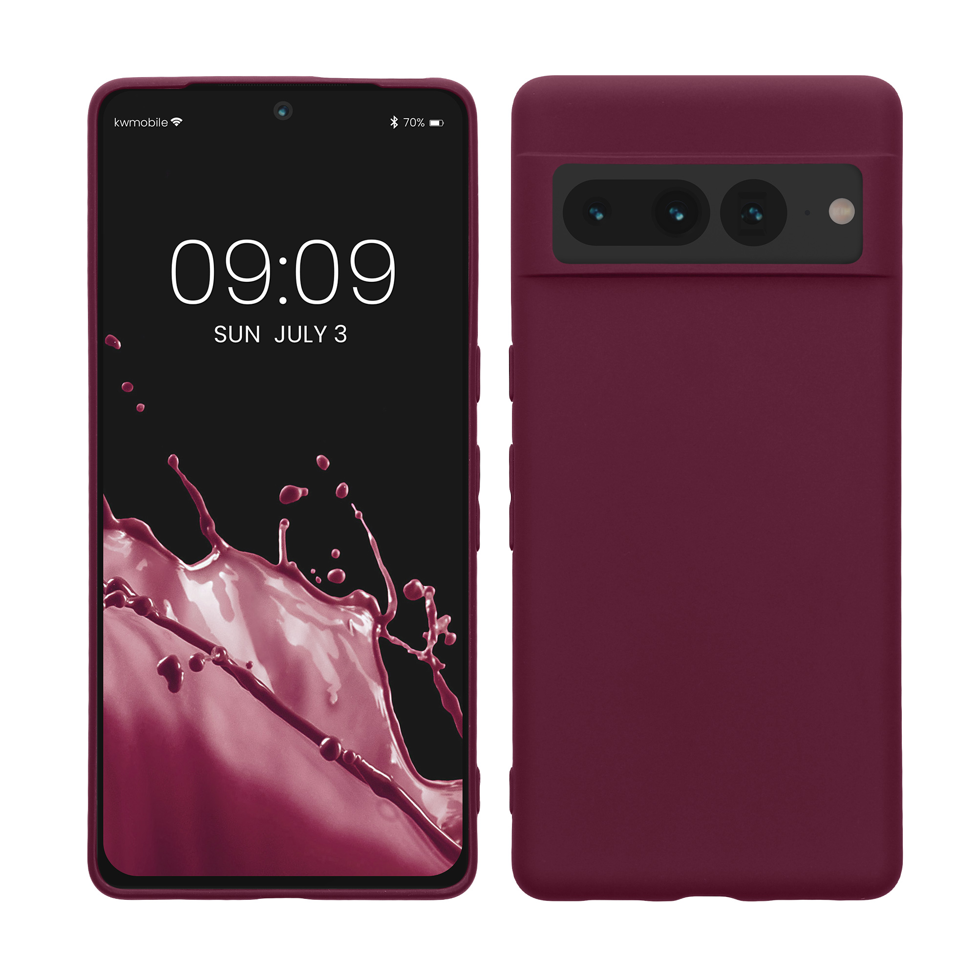 TPU kryt kwmobile Google Pixel 7 Pro - vínově fialový