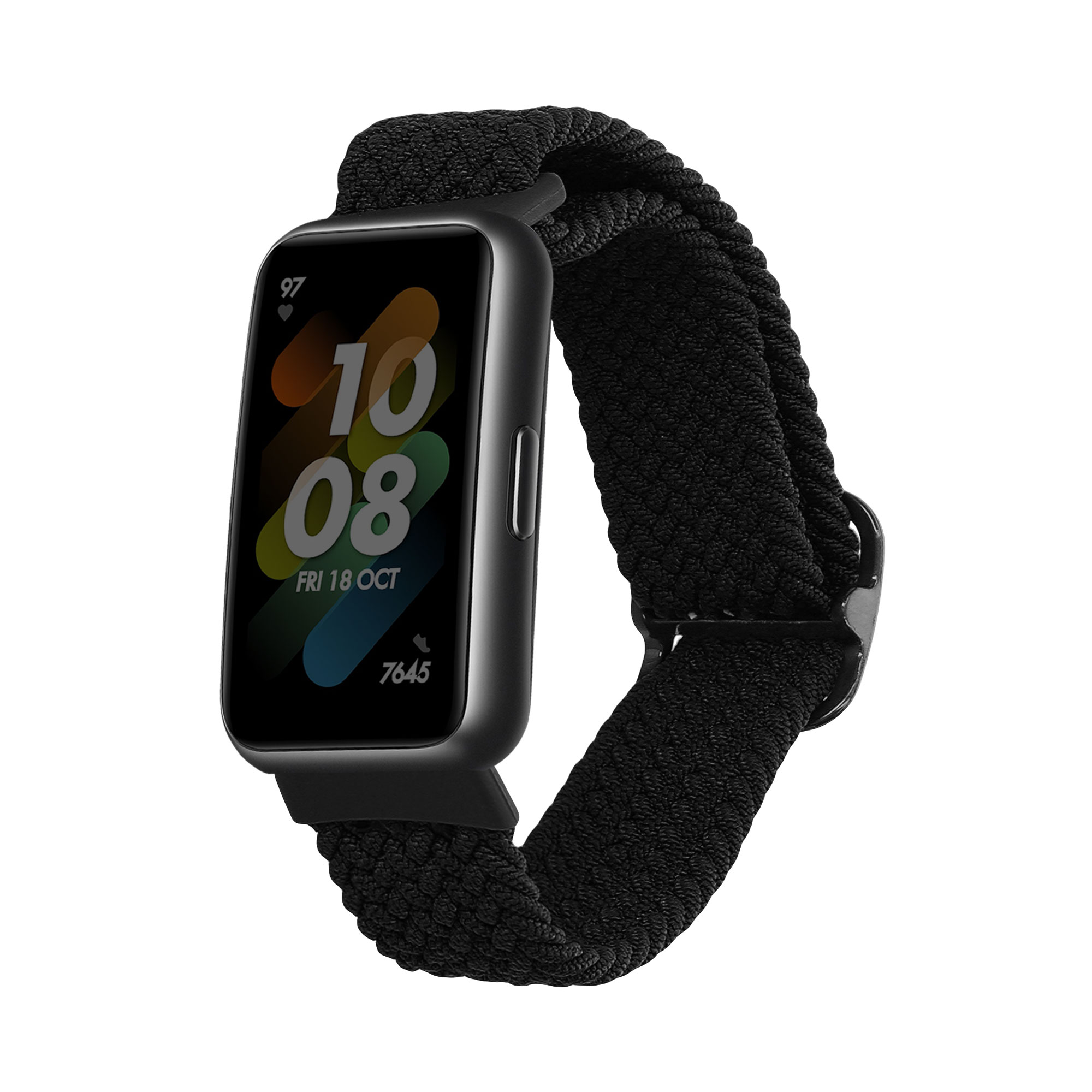Nylonový řemínek na chytré hodinky Huawei Band 7 černé