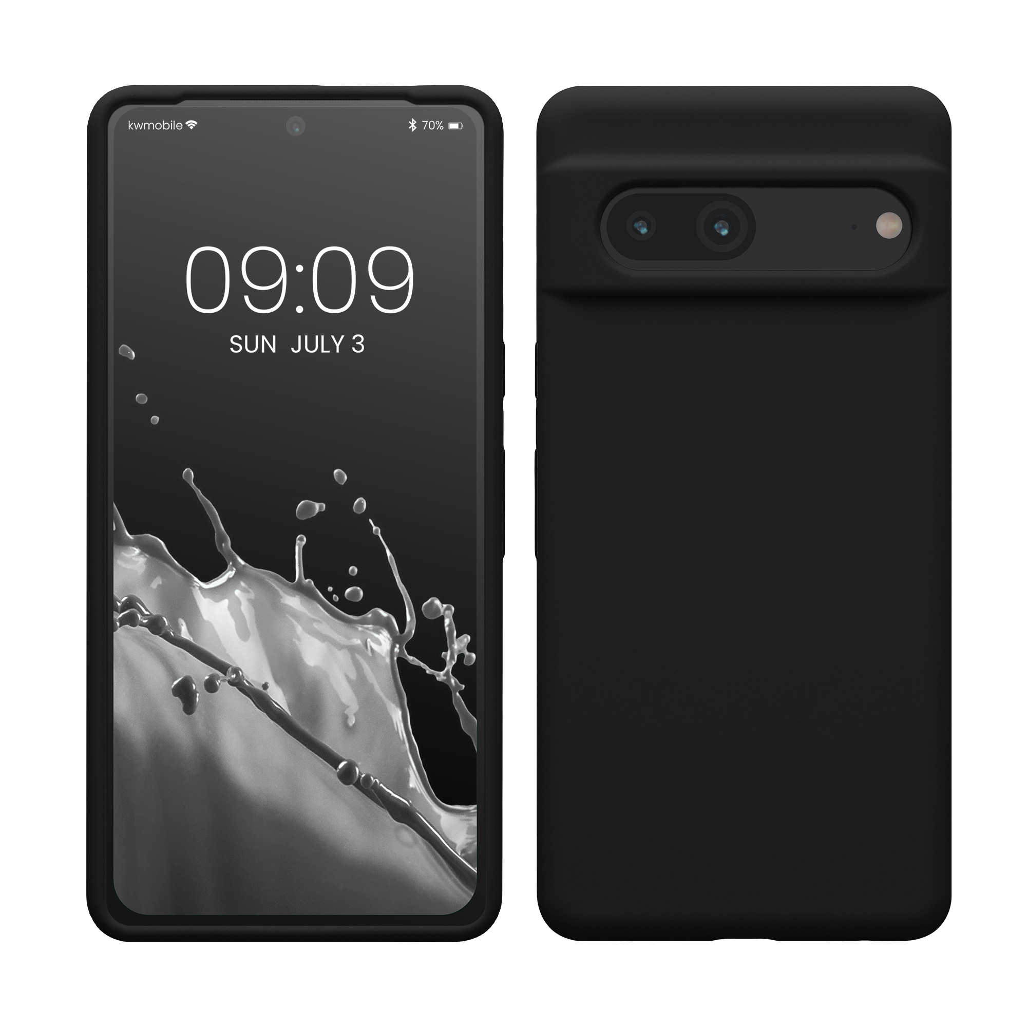 Silikonový kryt kwmobile pro Google Pixel 7 - černá