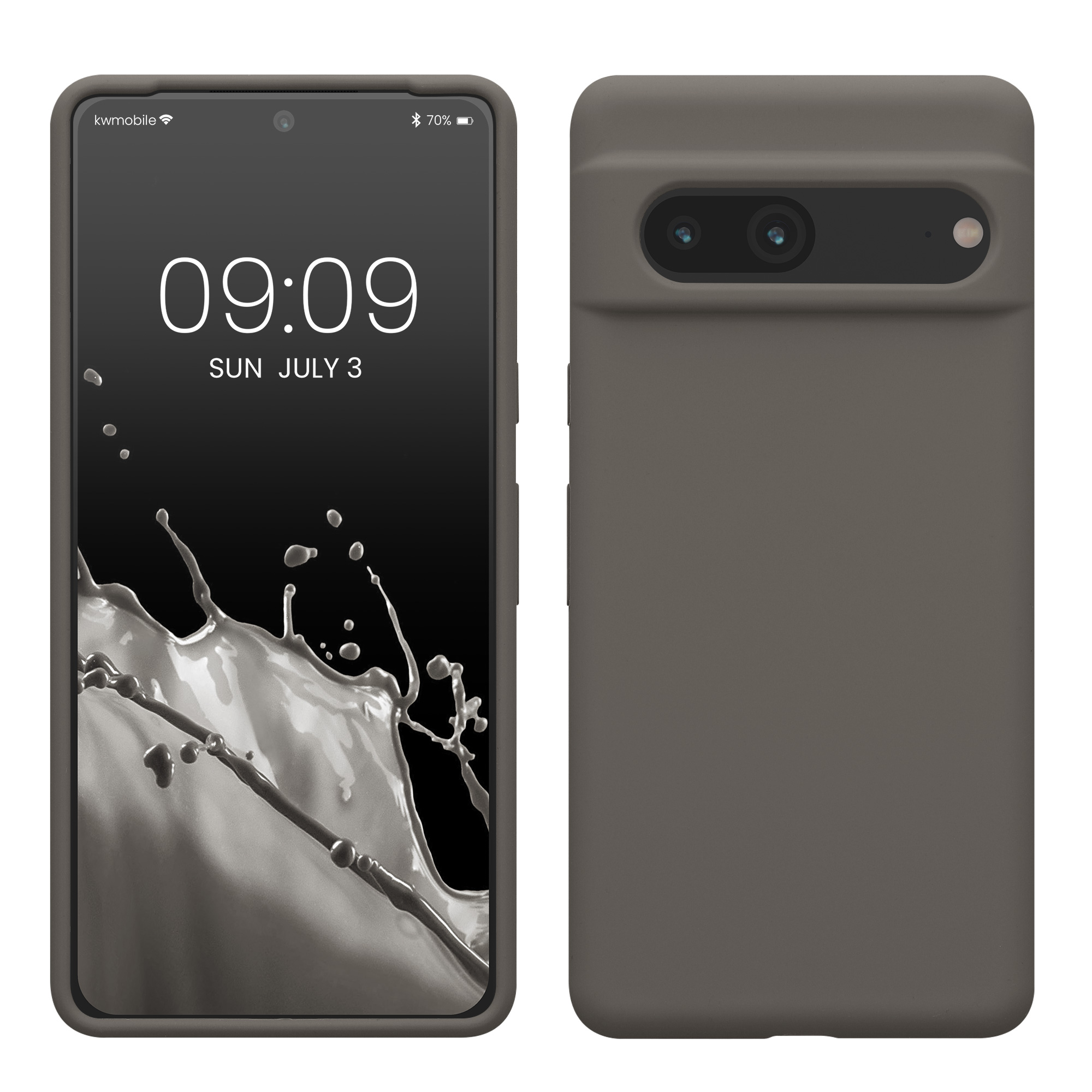 Silikonový kryt kwmobile pro Google Pixel 7 - stone dust