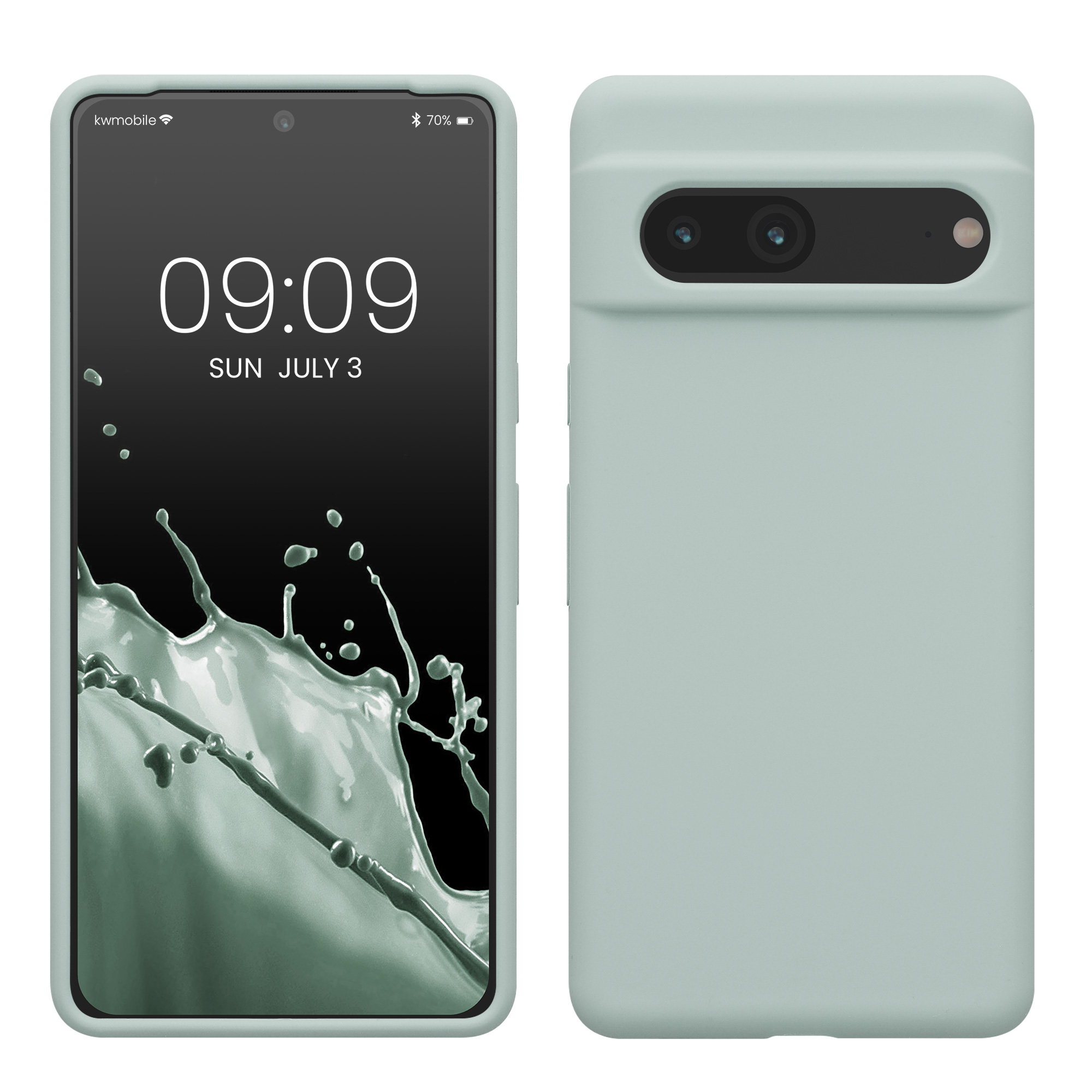 Silikonový kryt kwmobile pro Google Pixel 7 - mint