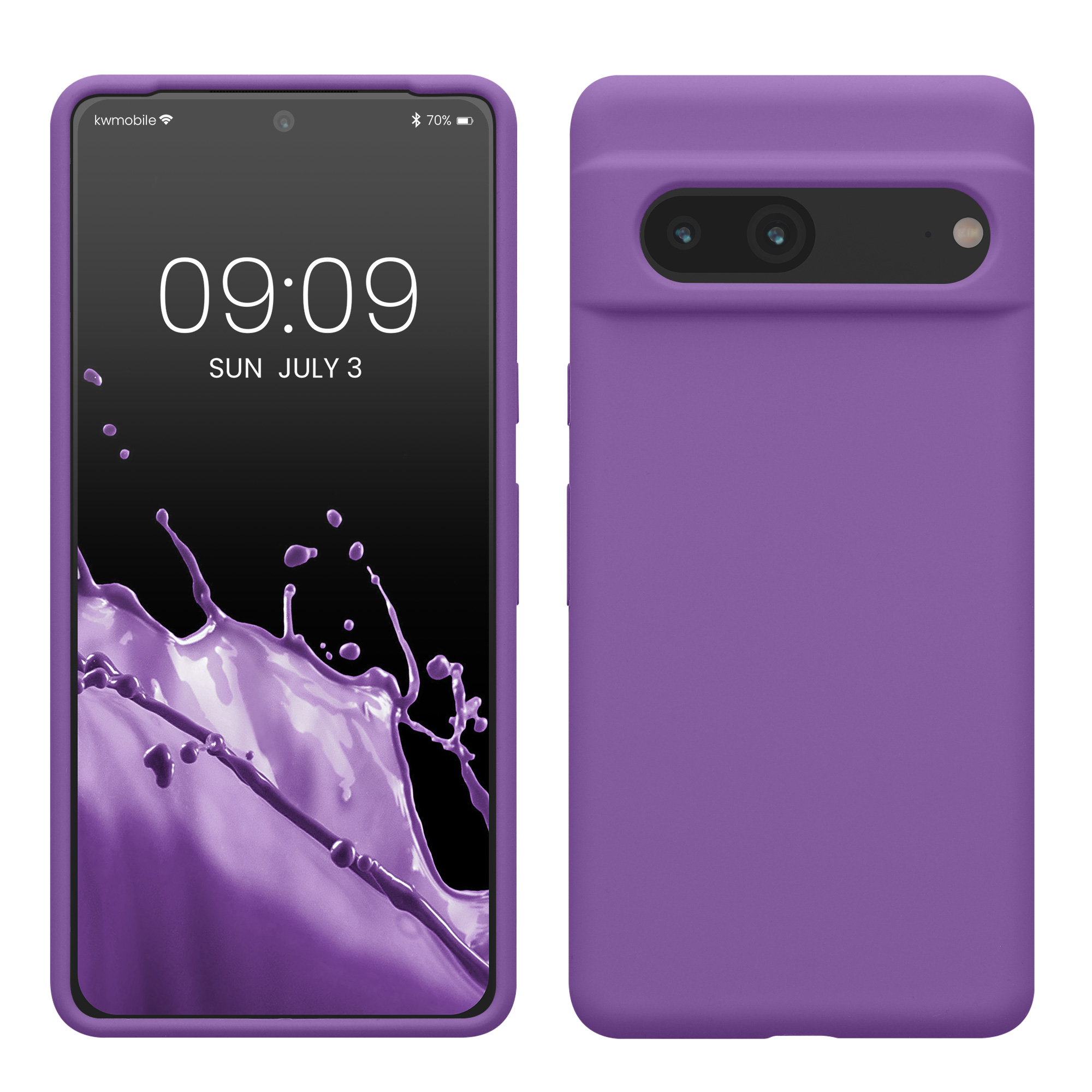 Pouzdro pro Google Pixel 7 kwmobile silikonové - orchidejová fialová
