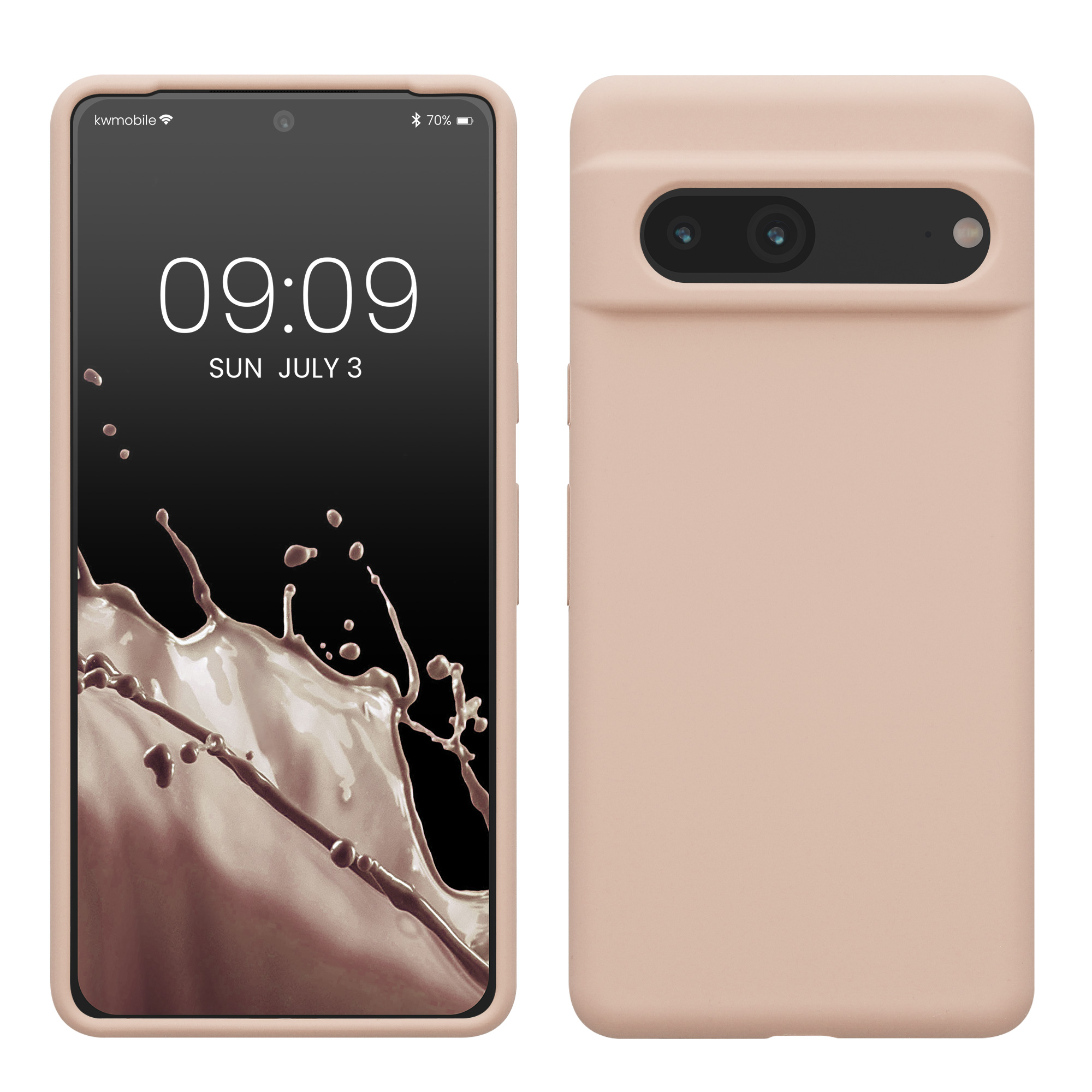 TPU kryt pro Google Pixel 7 kwmobile ‑ kokosově krémová