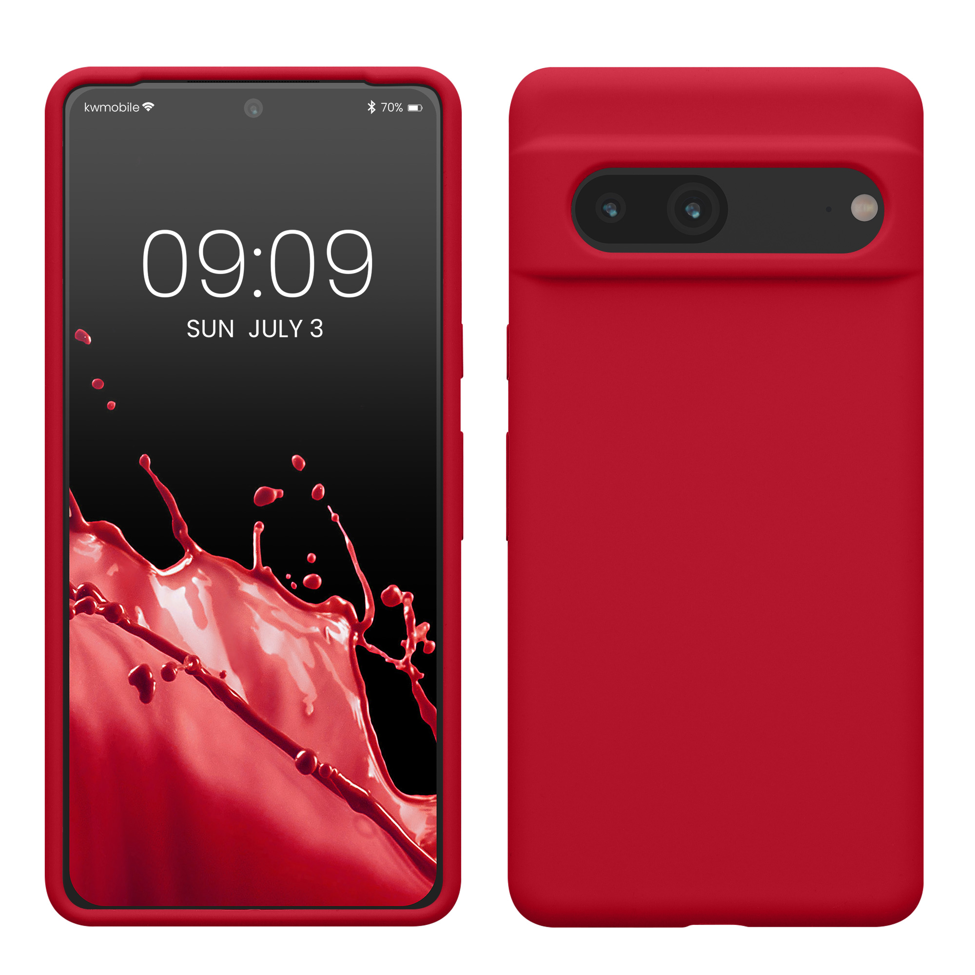 Silikonový kryt kwmobile pro Google Pixel 7 - sweet cherry
