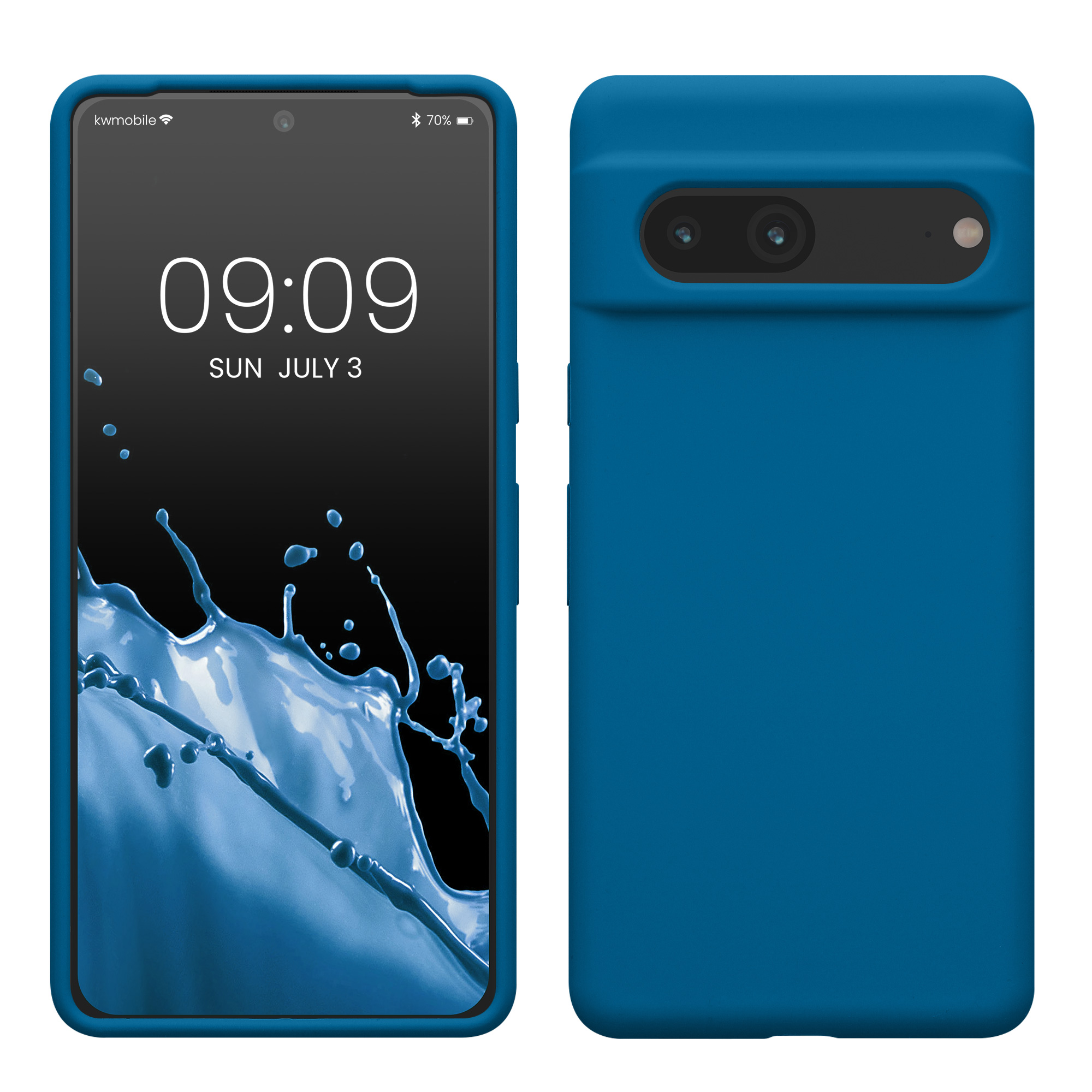 Pouzdro pro Google Pixel 7 kwmobile silikonové - modrý korál