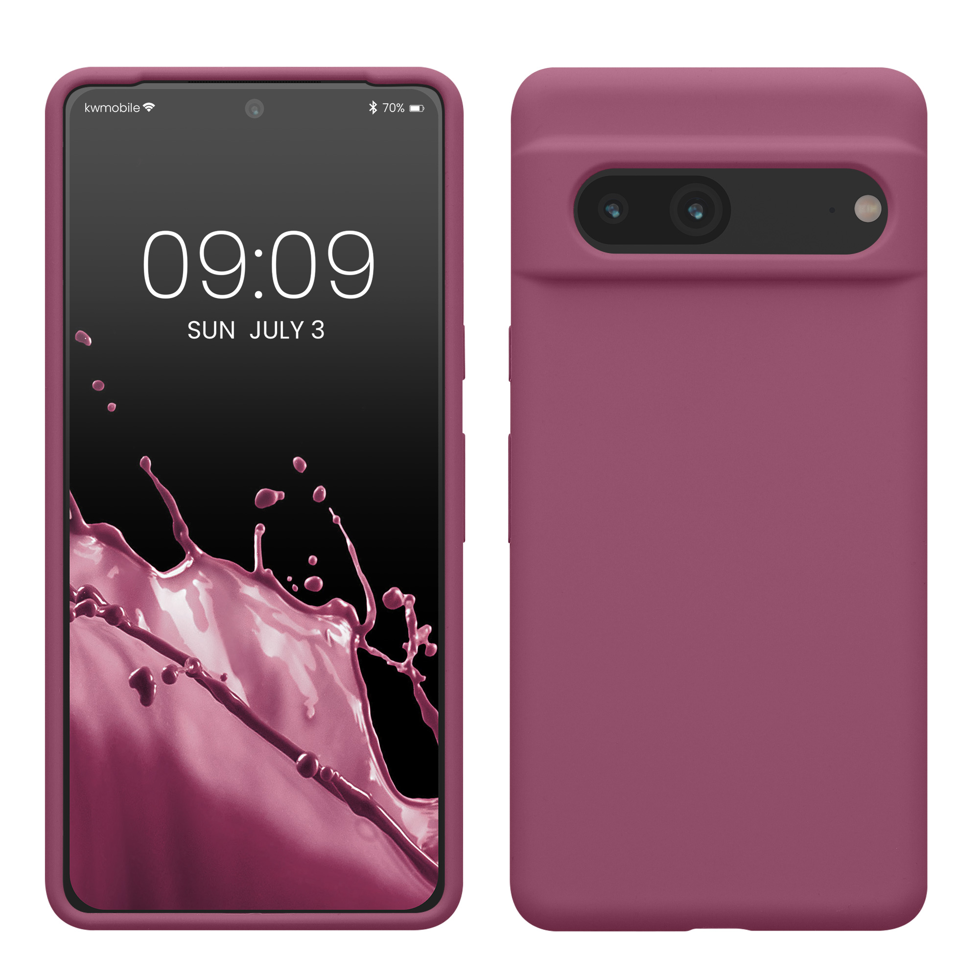 Silikonový kryt kwmobile pro Google Pixel 7 - orchid violet