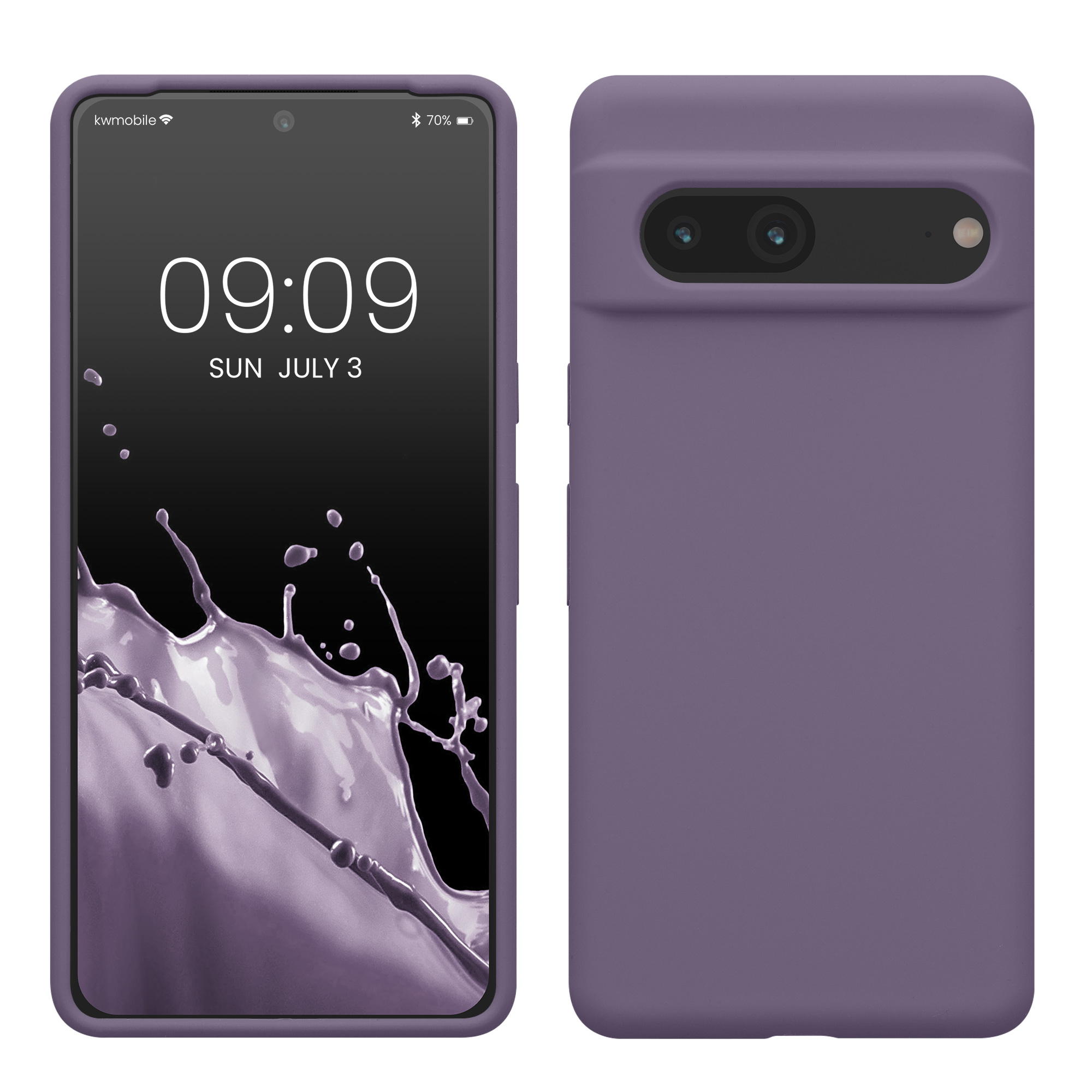 Silikonový kryt kwmobile pro Google Pixel 7 - světle fialová