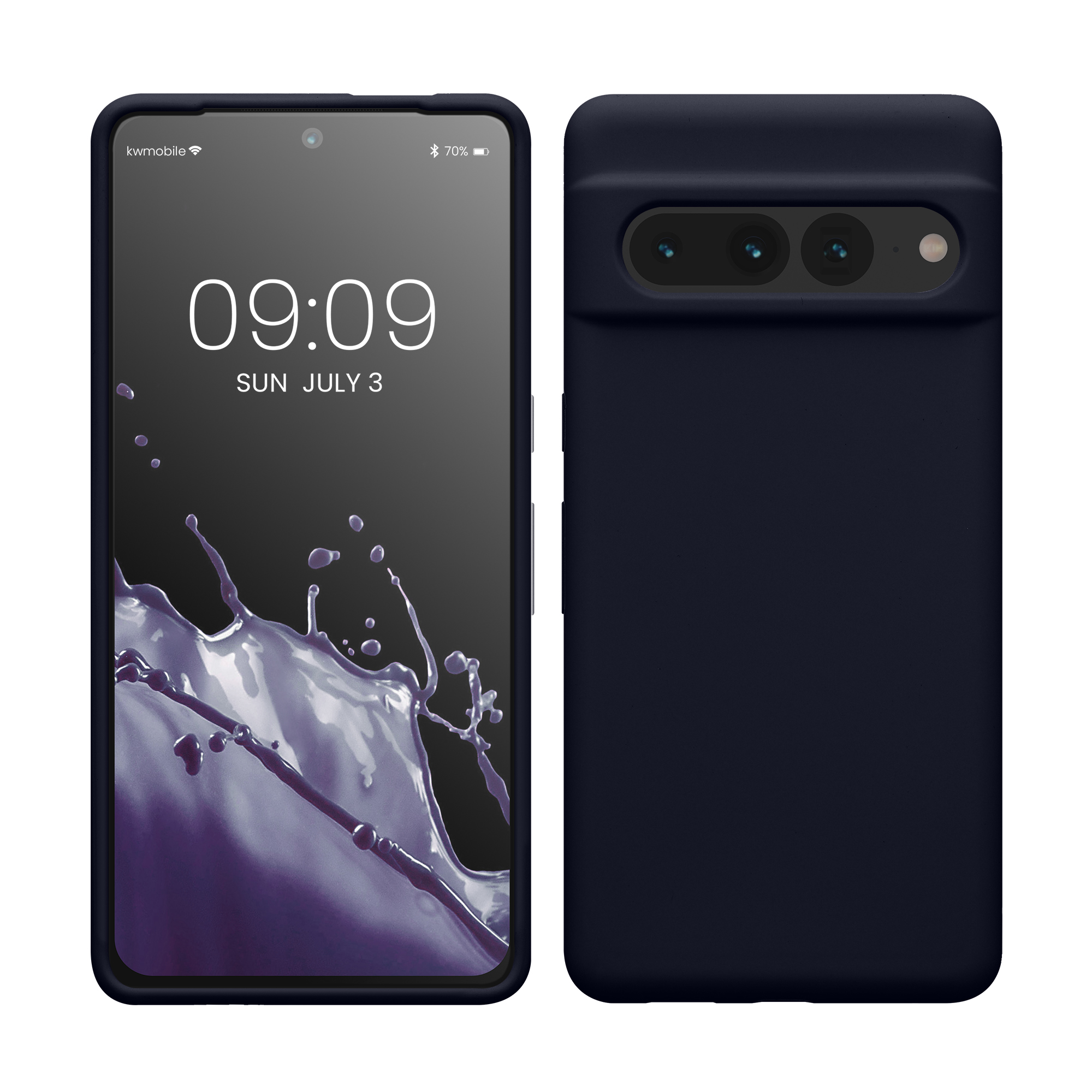 TPU kryt kwmobile Google Pixel 7 Pro - tmavě modrý Deep Ocean