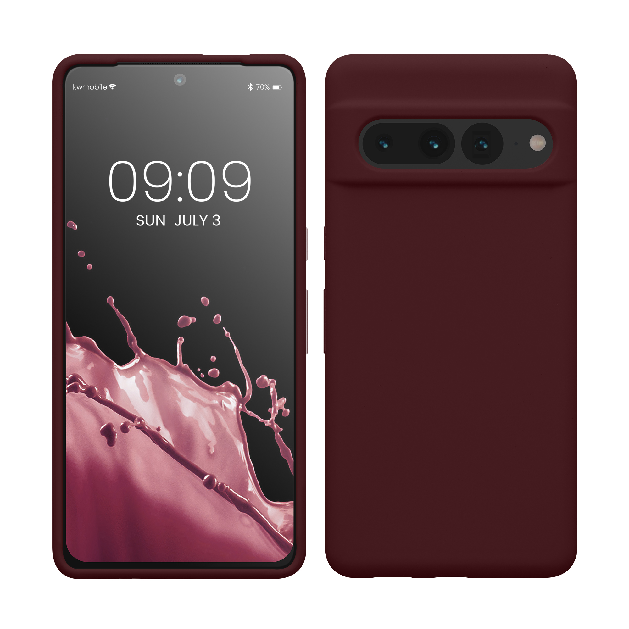 TPU kryt pro Google Pixel 7 Pro kwmobile ‑ vínově fialová