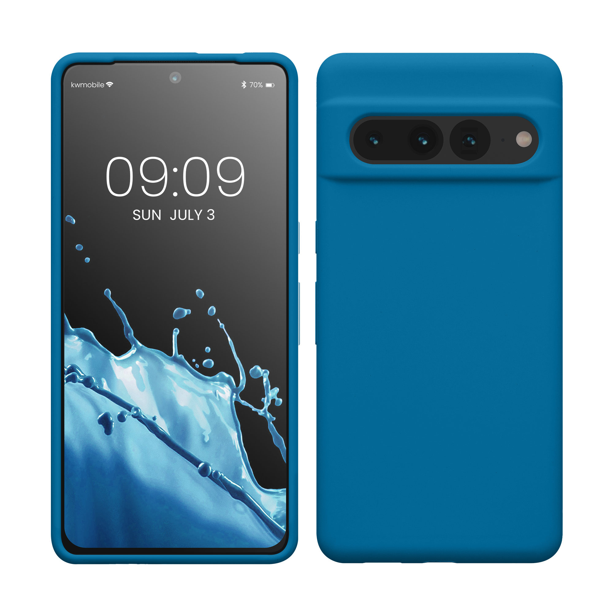 TPU kryt kwmobile Google Pixel 7 Pro - Caribbean Blue