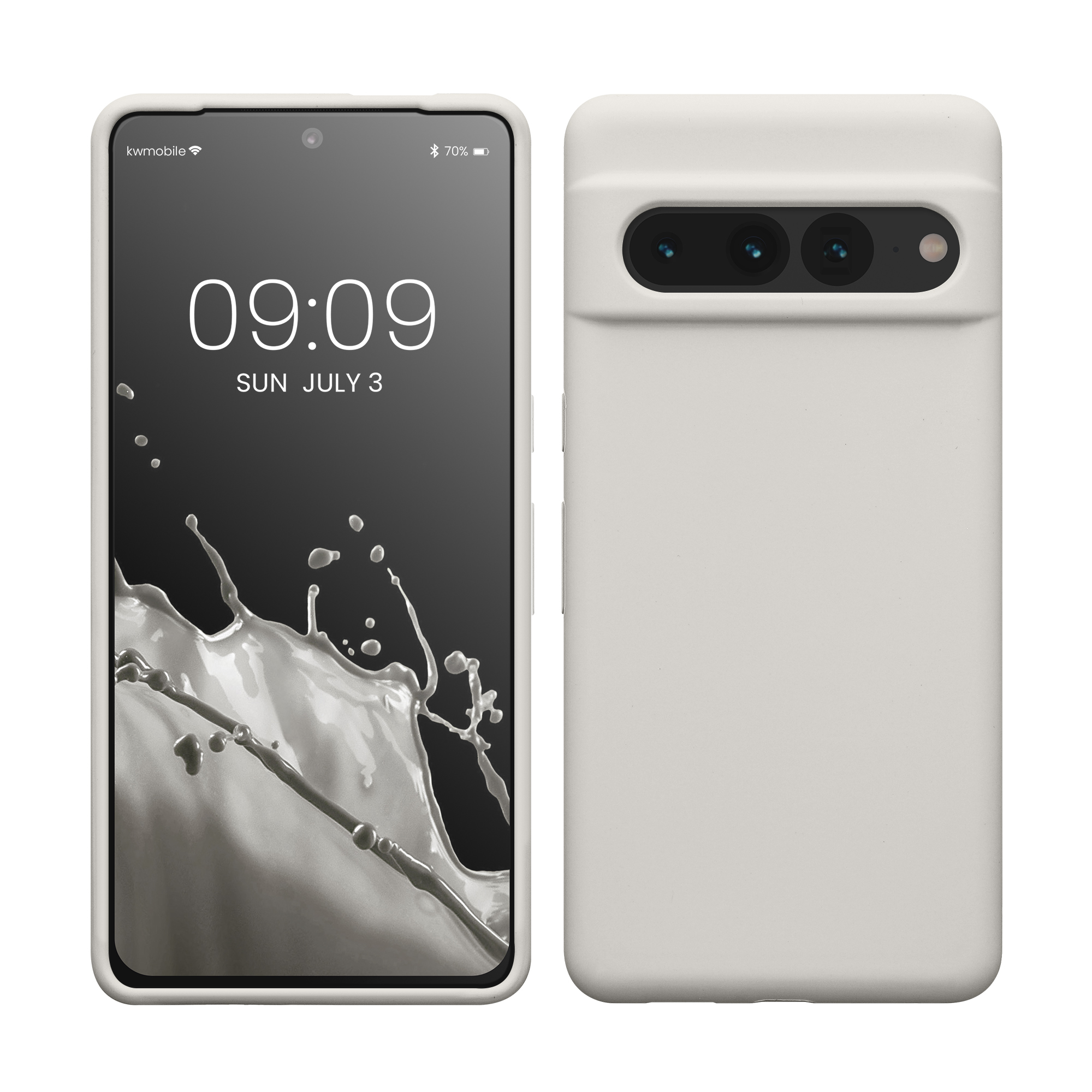 Matný TPU kryt pro Google Pixel 7 Pro kwmobile ‑ matná bílá