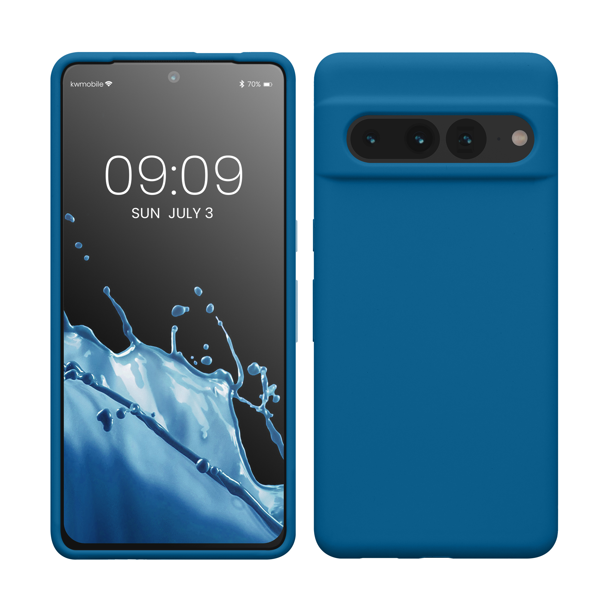 TPU kryt kwmobile Google Pixel 7 Pro - modrý Blue Reef