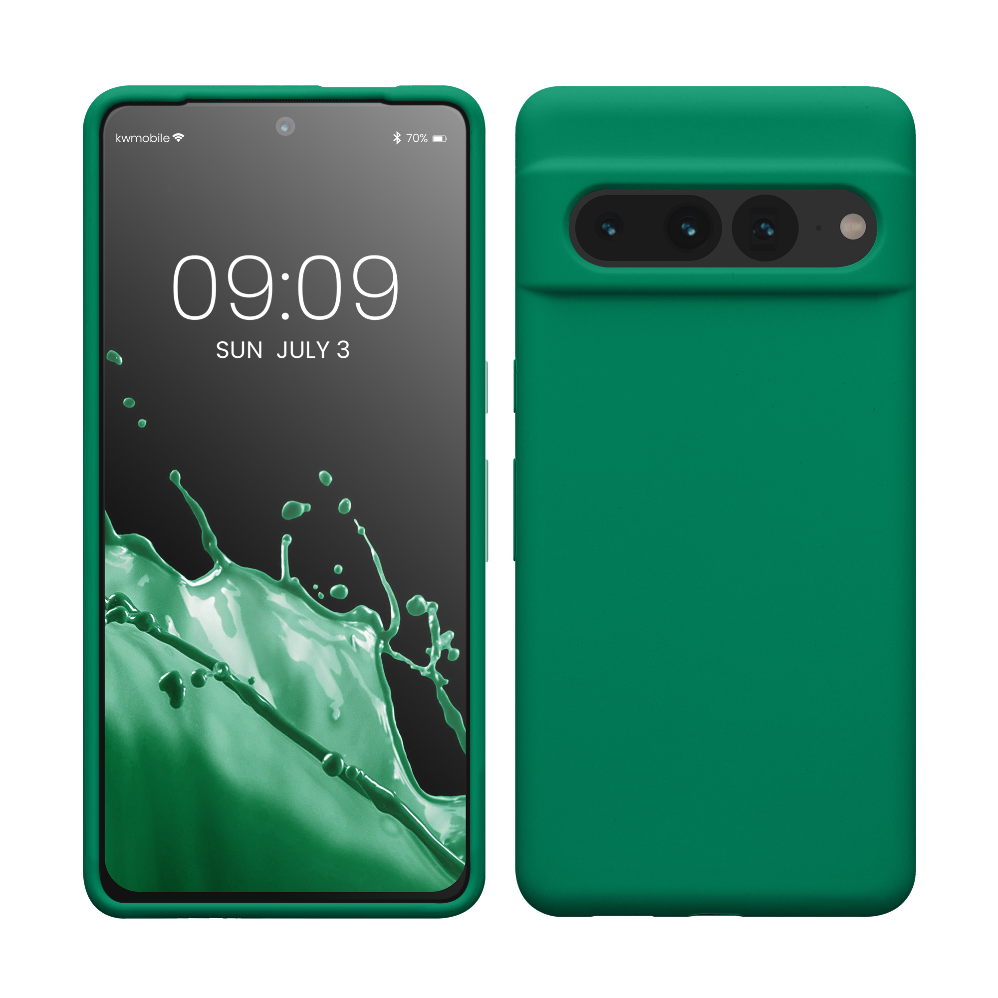 TPU kryt pro Google Pixel 7 Pro kwmobile ‑ smaragdově zelená
