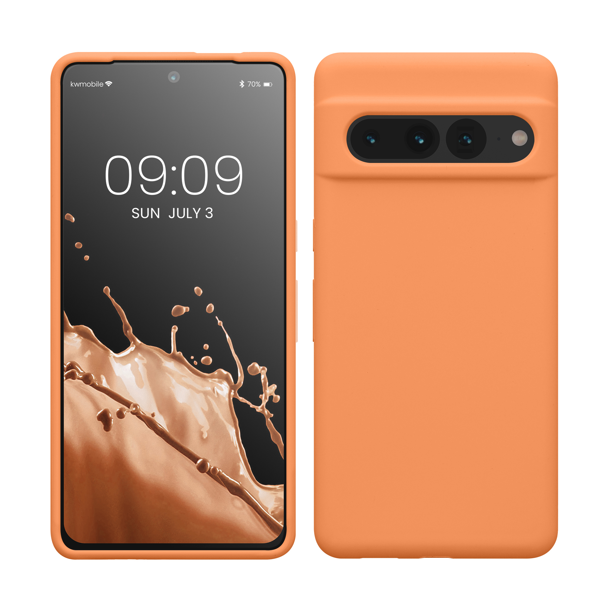 TPU kryt kwmobile Google Pixel 7 Pro - Warm Apricot