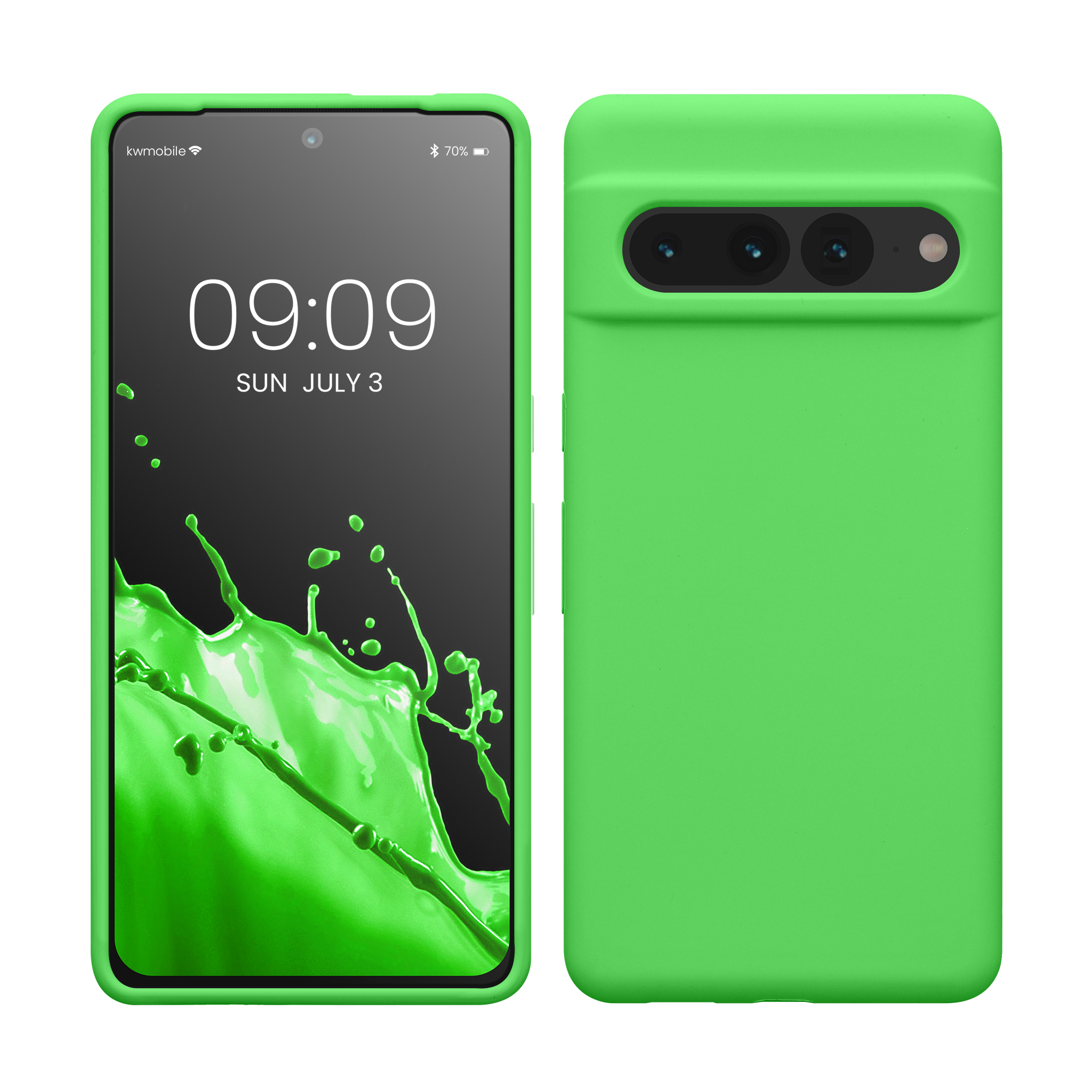 TPU kryt kwmobile Google Pixel 7 Pro - limetkově zelený