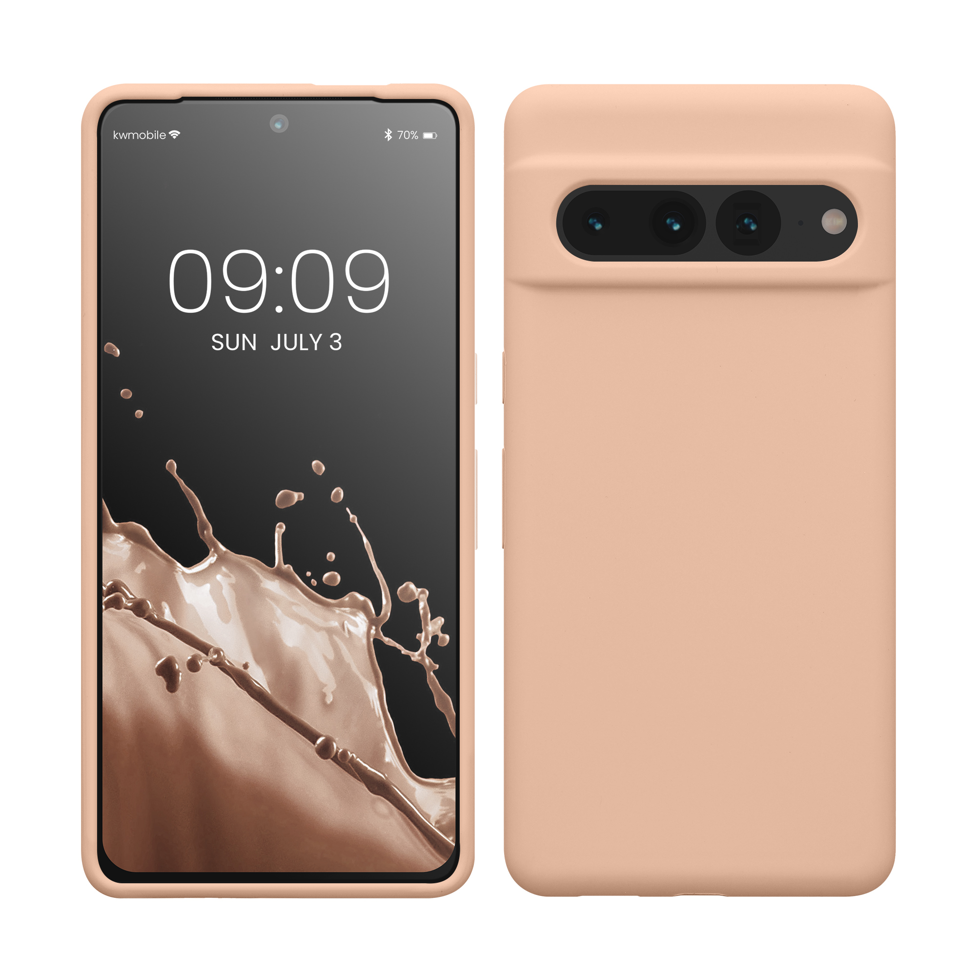 TPU kryt kwmobile Google Pixel 7 Pro - Pastel Peach