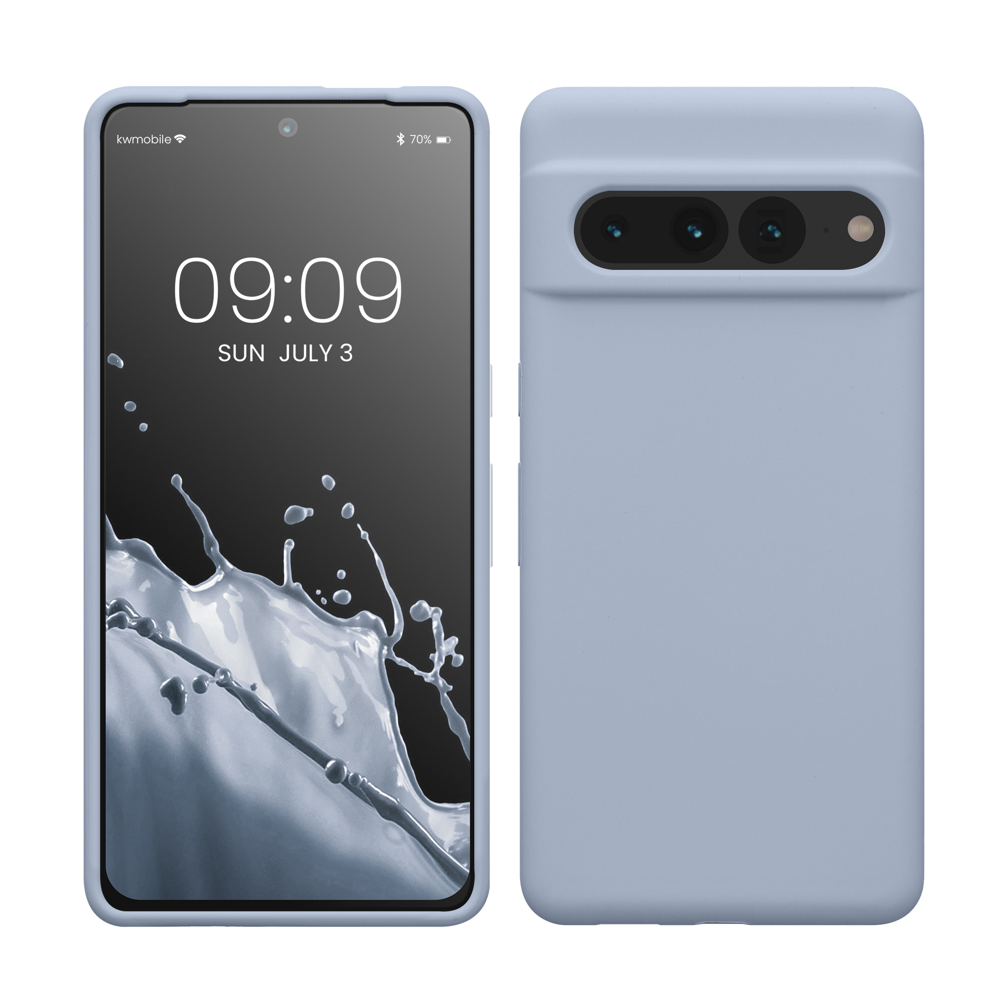 TPU kryt kwmobile Google Pixel 7 Pro - světle modrý matný