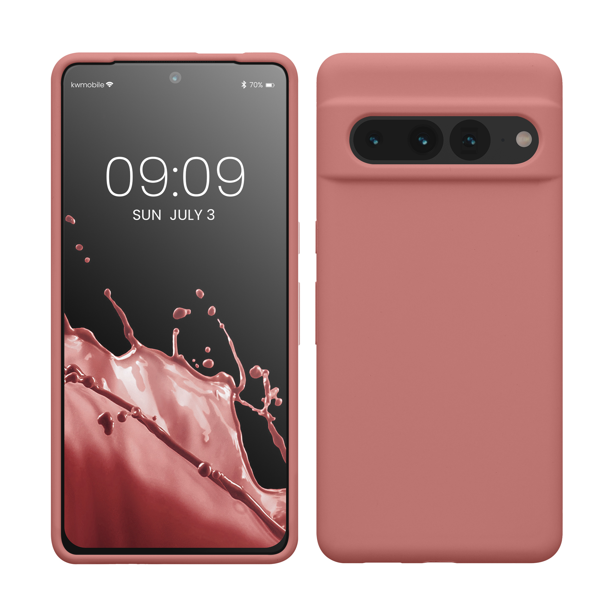 TPU kryt kwmobile Google Pixel 7 Pro - Winter Rose