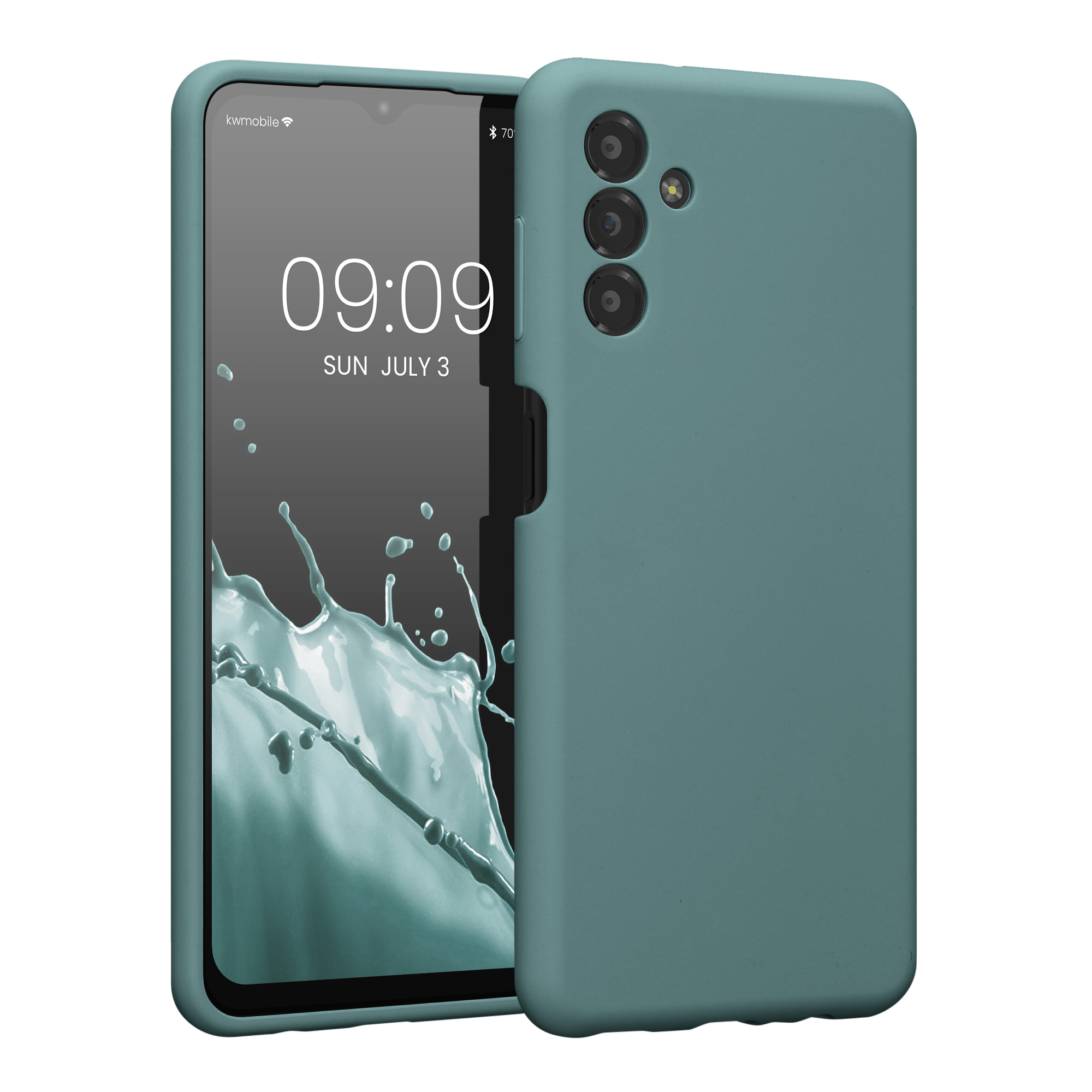 Kryt na mobil Samsung Galaxy A13 5G kwmobile slim matný TPU Arktická noc
