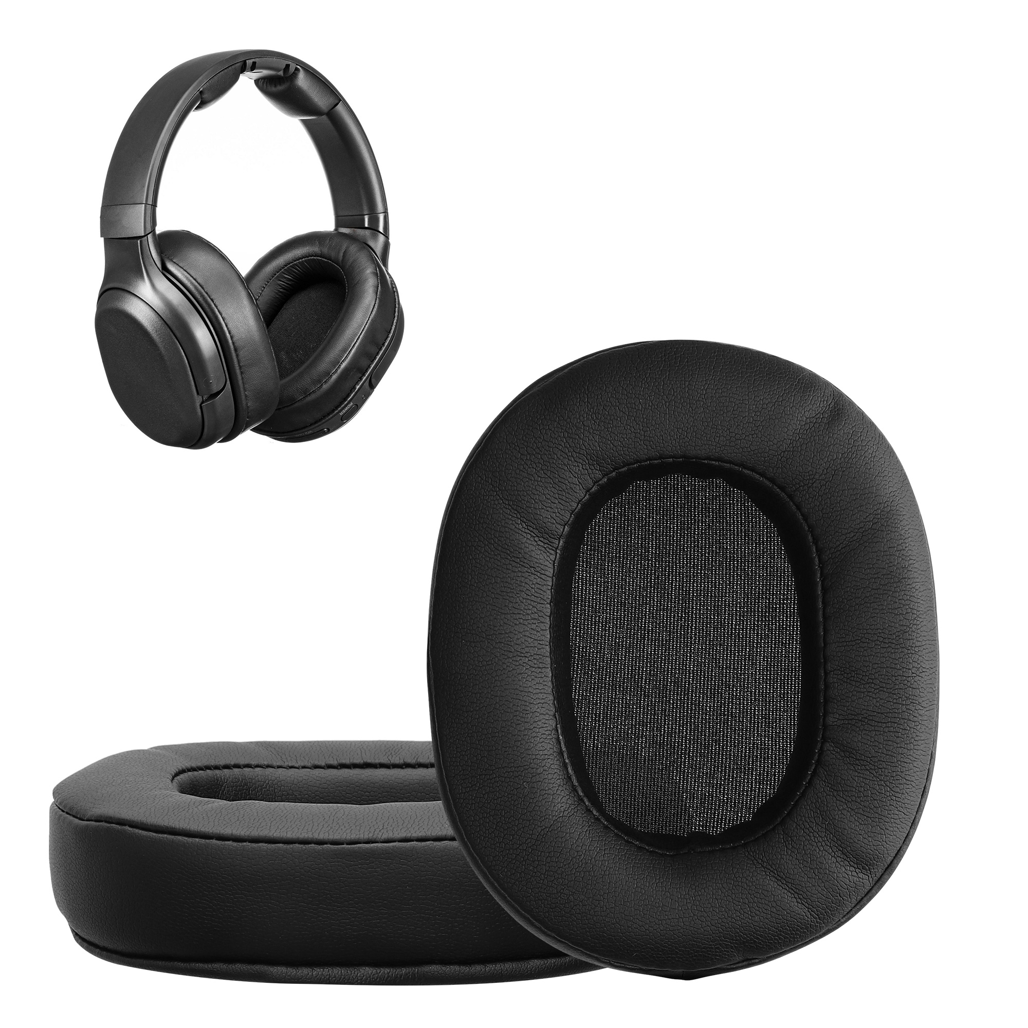 Náhradní náušníky kwmobile pro Sony WH-L600 - 2 ks - černá