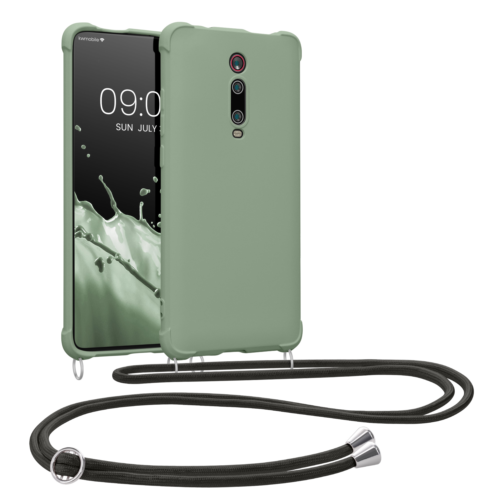 Crossbody kryt kwmobile Xiaomi Mi 9T (Pro) / Redmi K20 (Pro), Gray Green