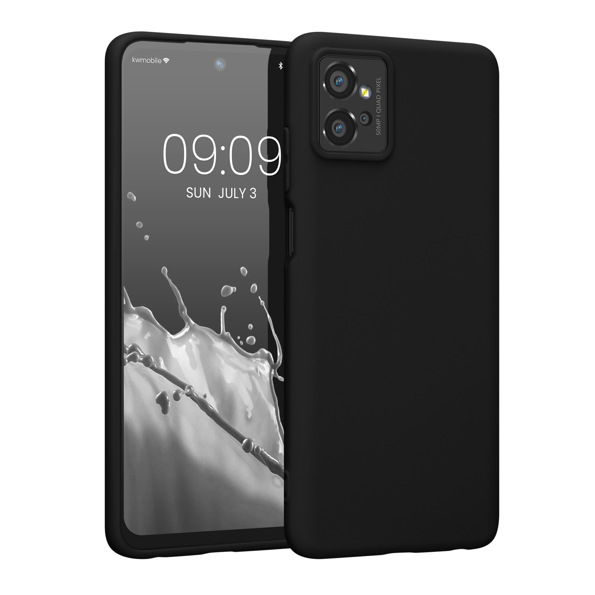 Silikonový kryt kwmobile pro Motorola Moto G32 - Černá
