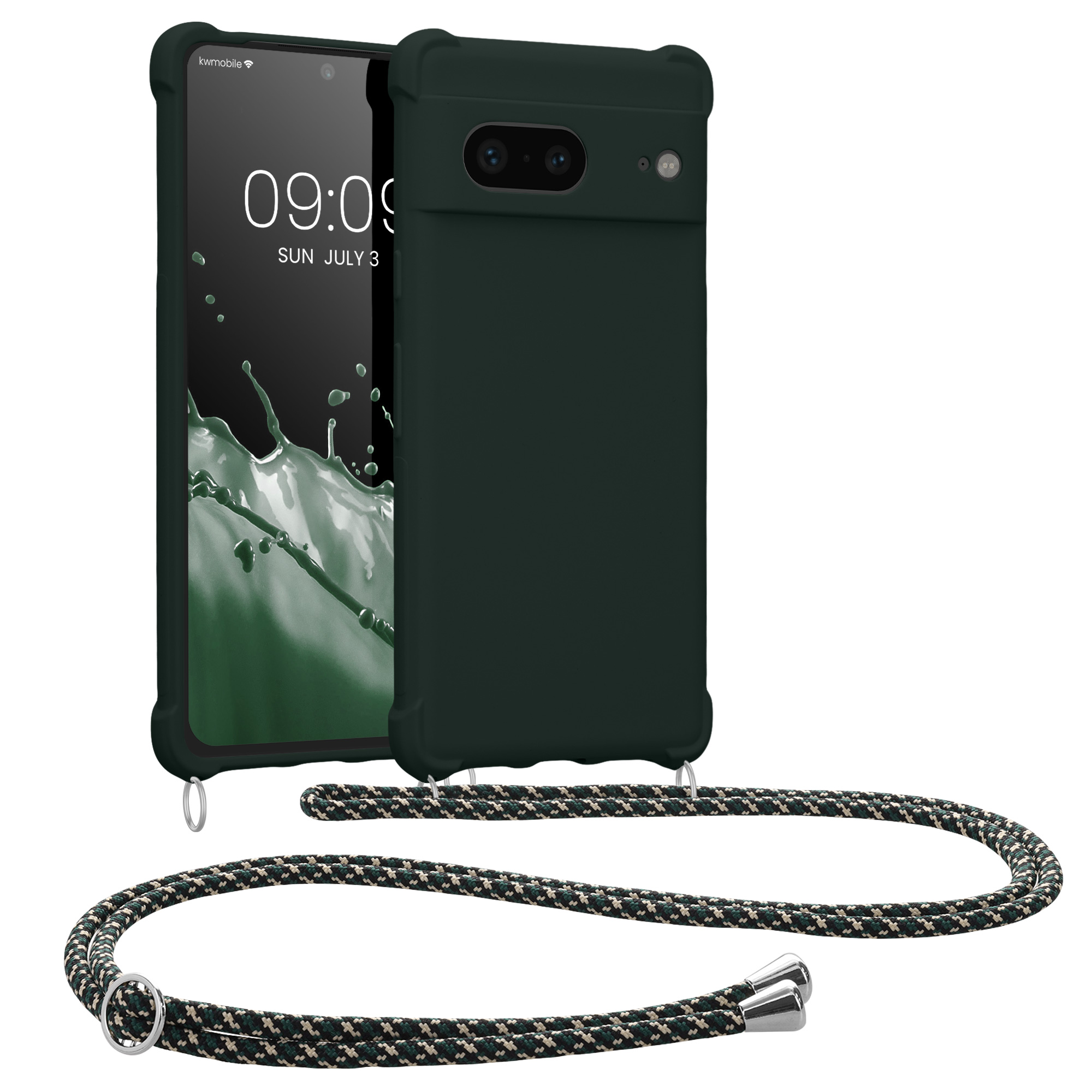 Crossbody kryt kwmobile pro Google Pixel 7 - zelená