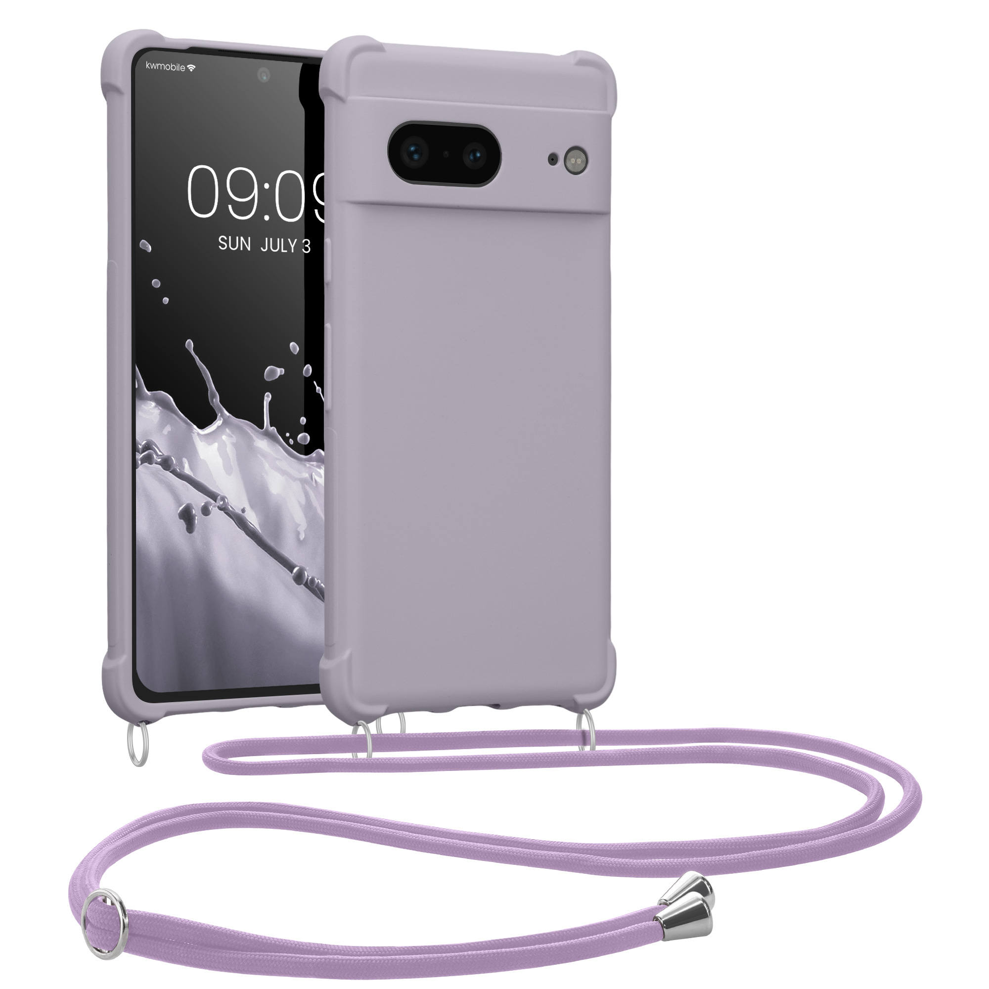 Crossbody kryt kwmobile pro Google Pixel 7 - purple cloud