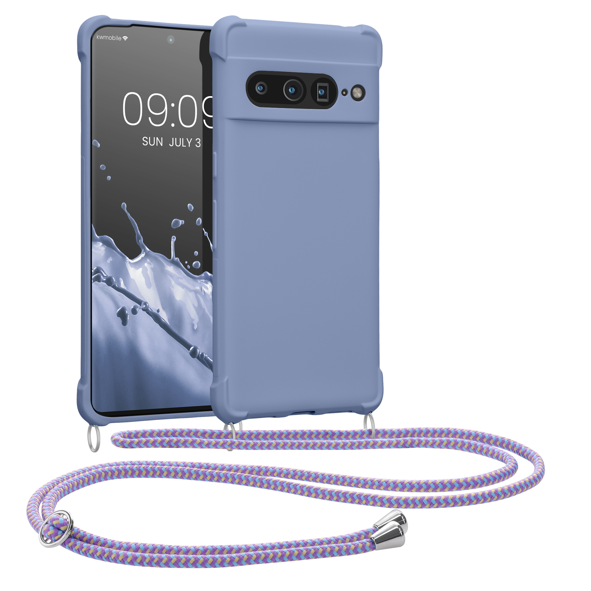 Crossbody kryt kwmobile Google Pixel 7 Pro - levandulový