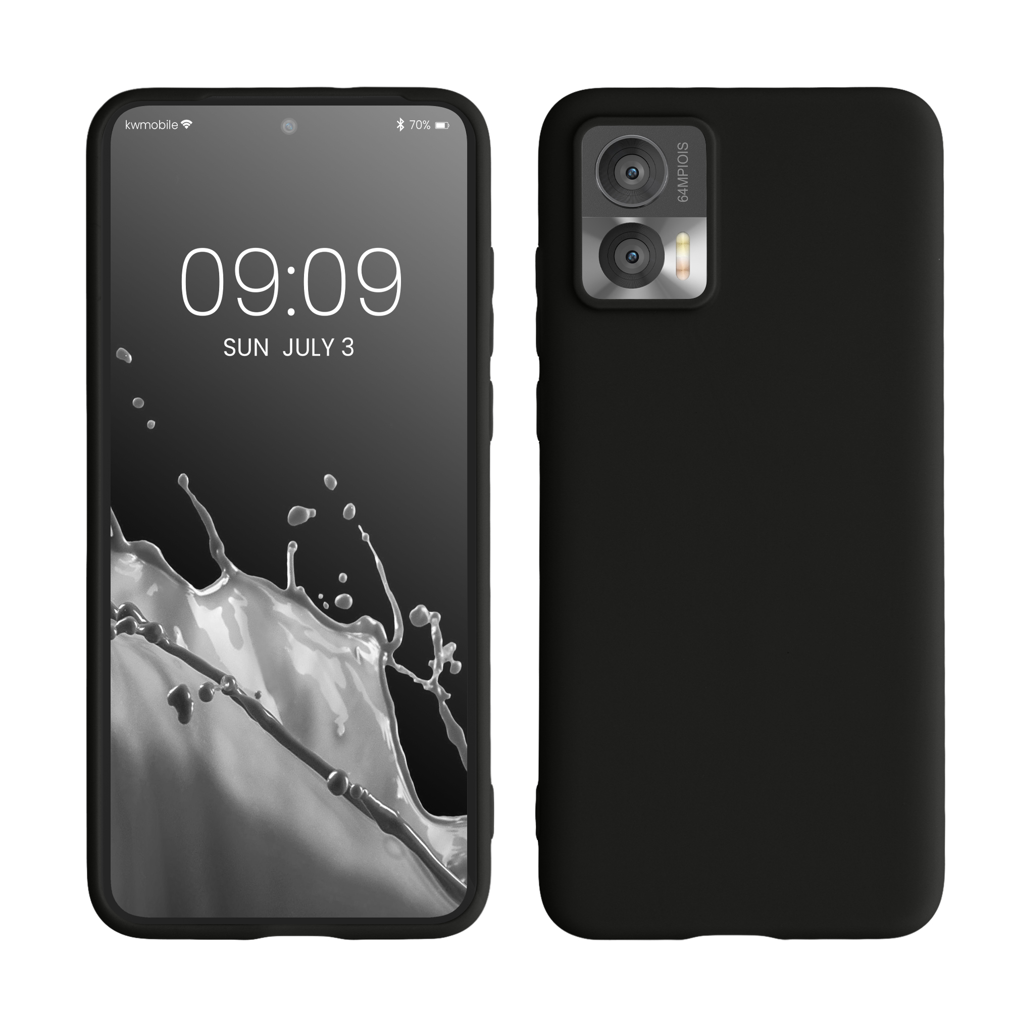TPU kryt na mobil Motorola Edge 30 Neo kwmobile TPU matně černý