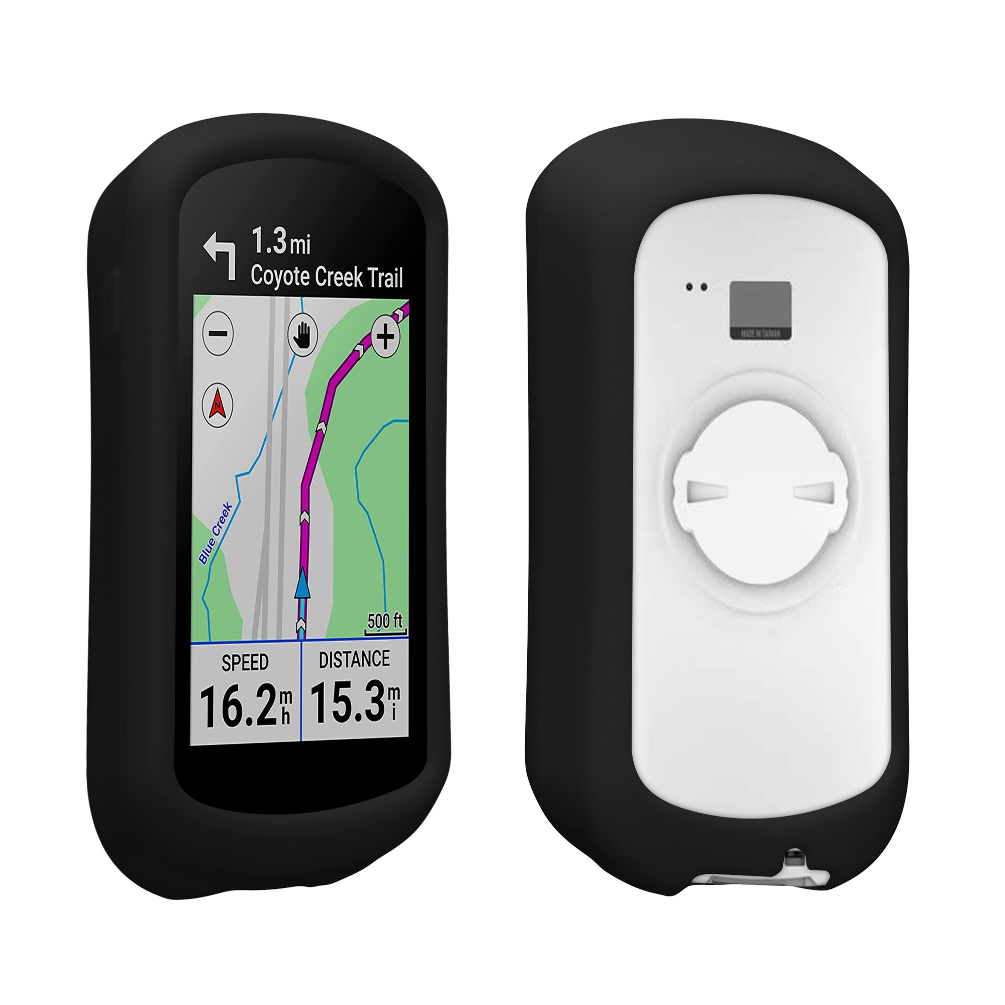 Silikonové pouzdro pro Garmin Edge Explore 2 kwmobile - černá