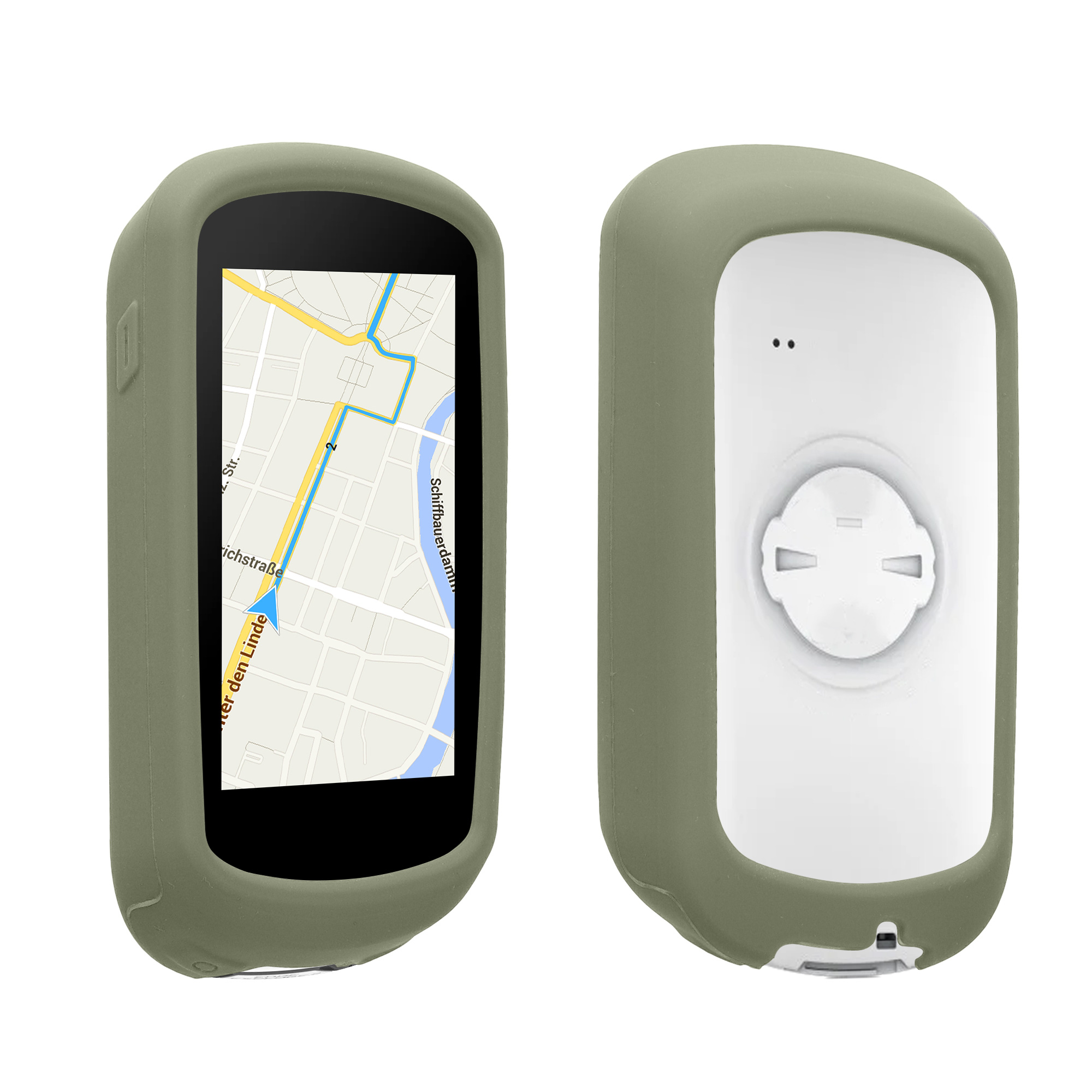 Silikonové pouzdro pro Garmin Edge Explore 2 kwmobile - pastelově zelená