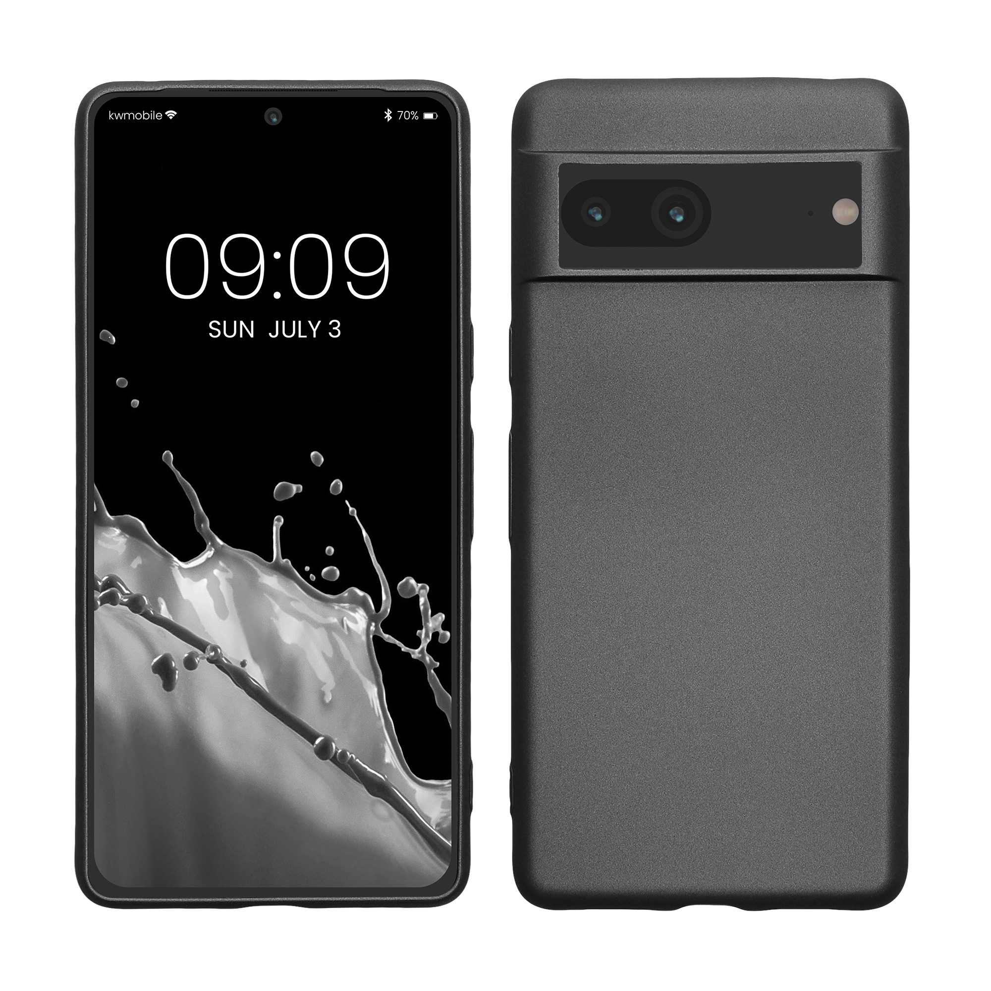 Metalický kryt kwmobile pro Google Pixel 7 - metallic grey