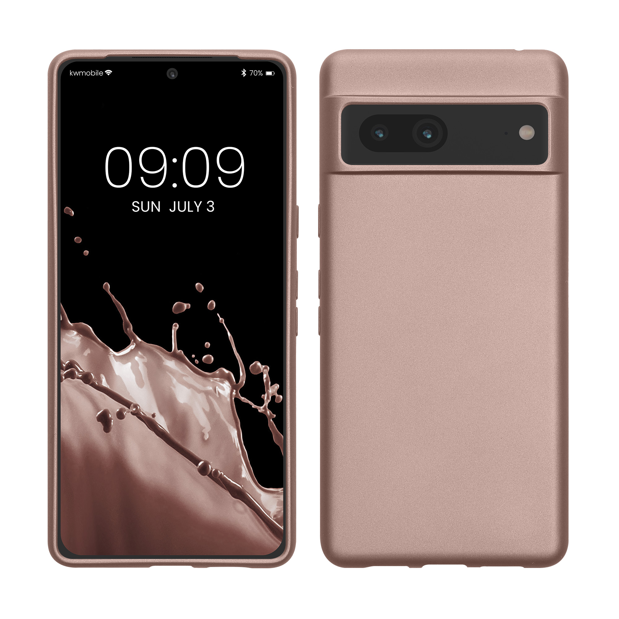 Metalický kryt kwmobile pro Google Pixel 7 - metalická Arctic Berry