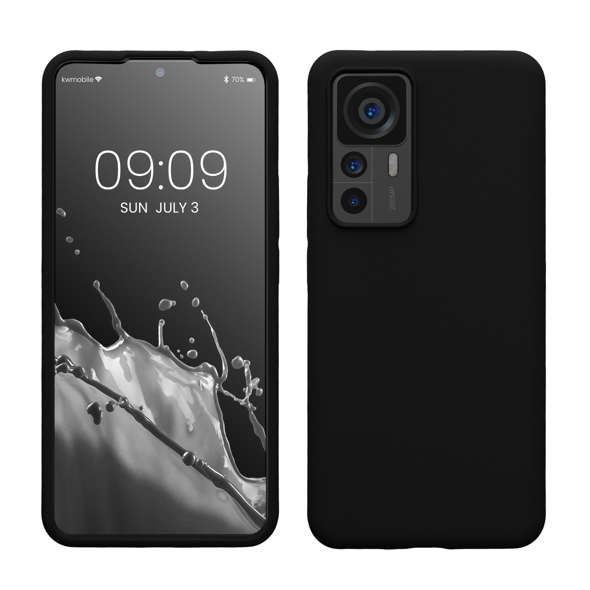 Kryt na mobil Xiaomi 12T / 12T Pro kwmobile černá
