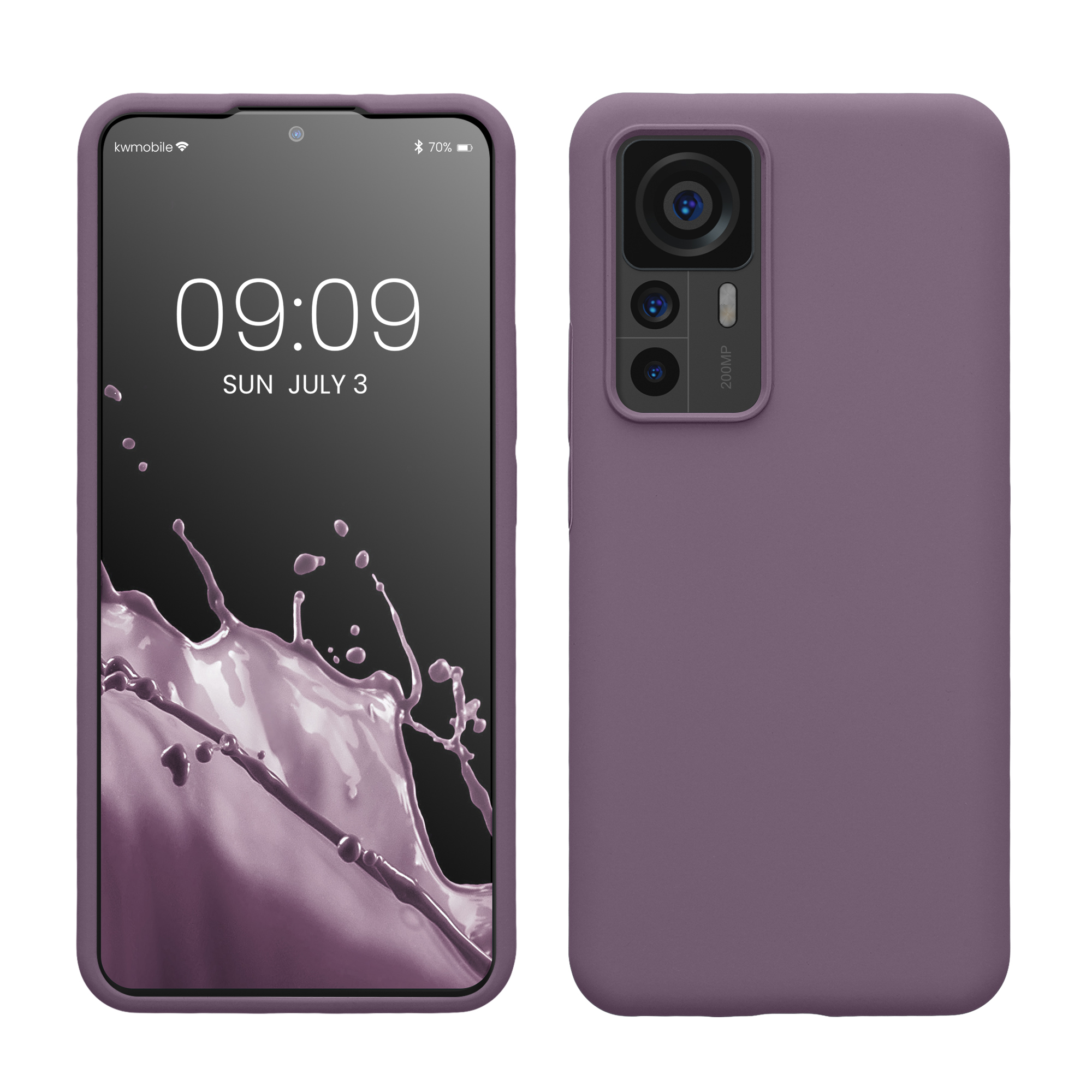 Kryt na mobil Xiaomi 12T / 12T Pro kwmobile světle fialová
