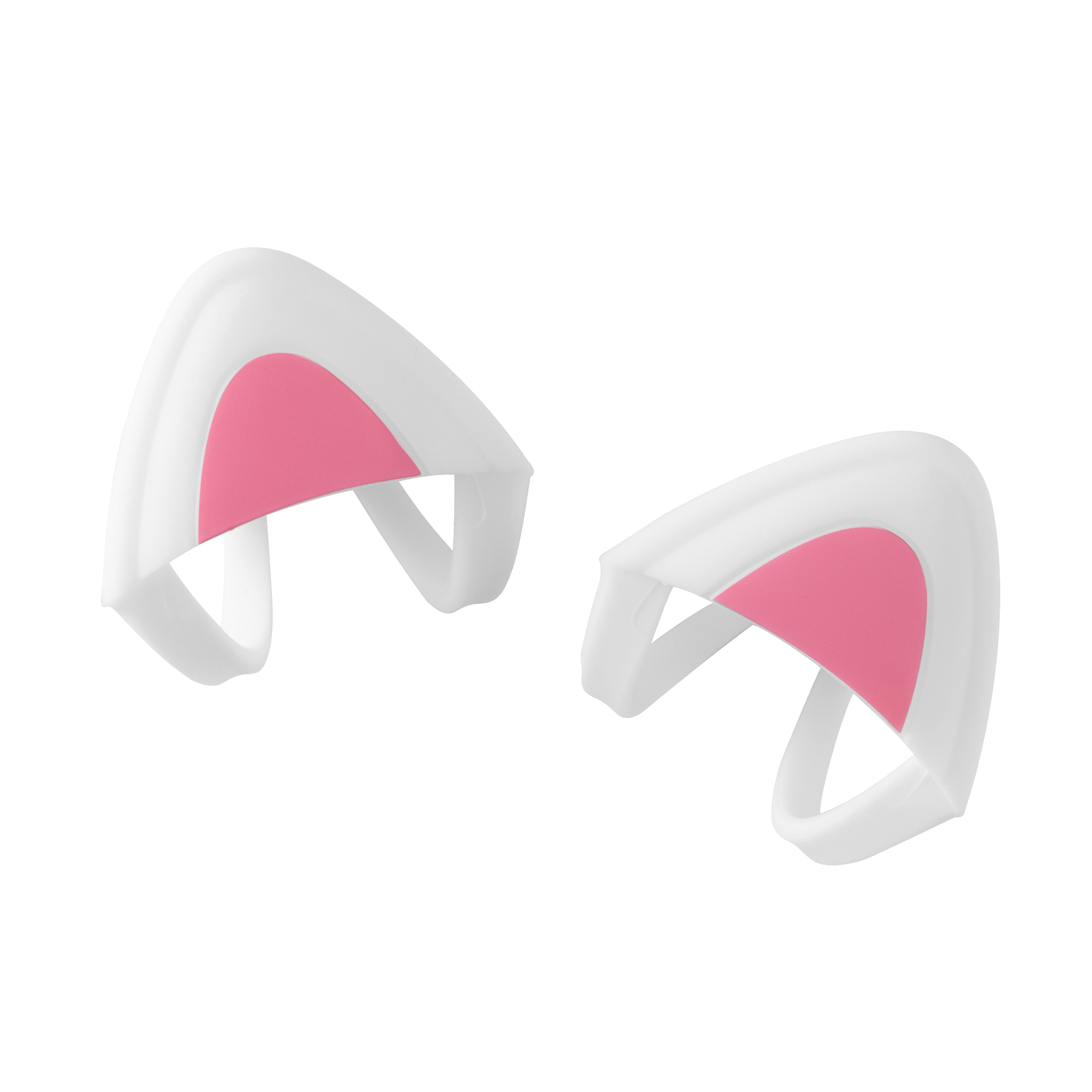 Dekorace na sluchátka kwmobile pro Overear Headphone (Set of 2), bílá