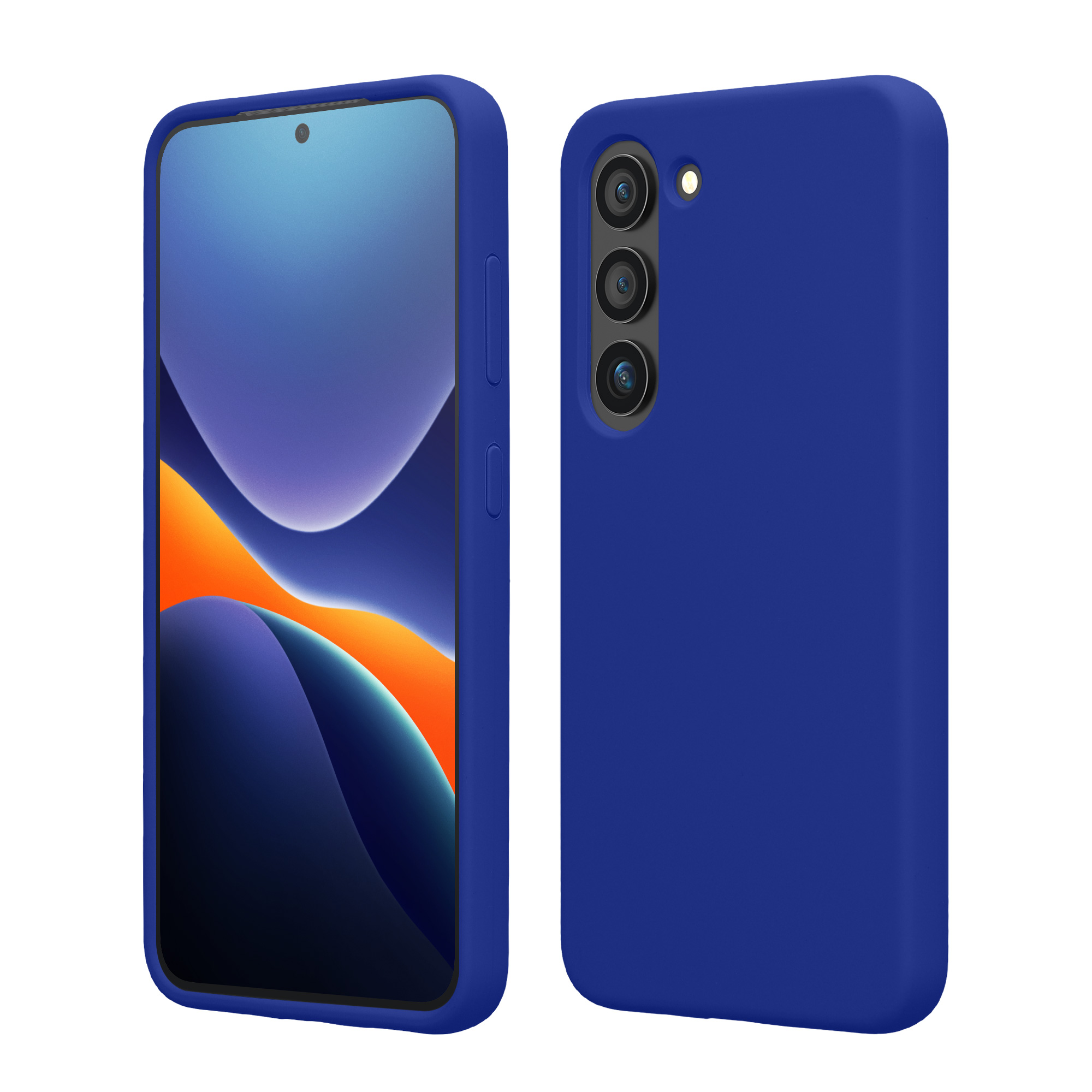 Silikonový kryt na mobil Galaxy S23 kwmobile baltská modrá