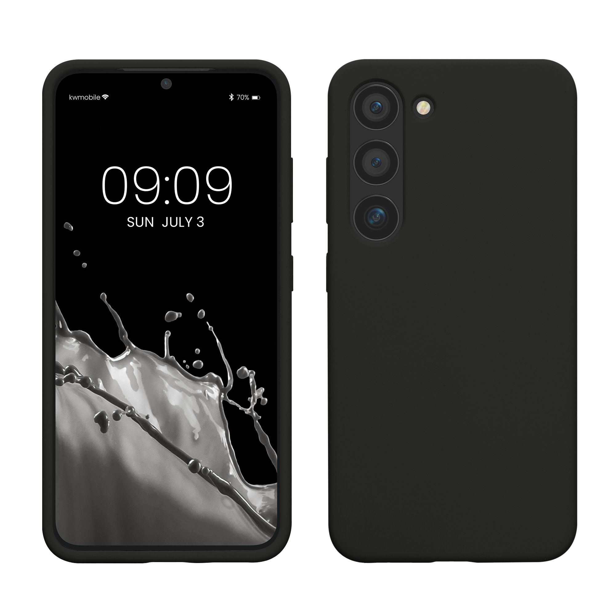 Pouzdro pro Samsung Galaxy S23 kwmobile silikonové - tmavě šedá