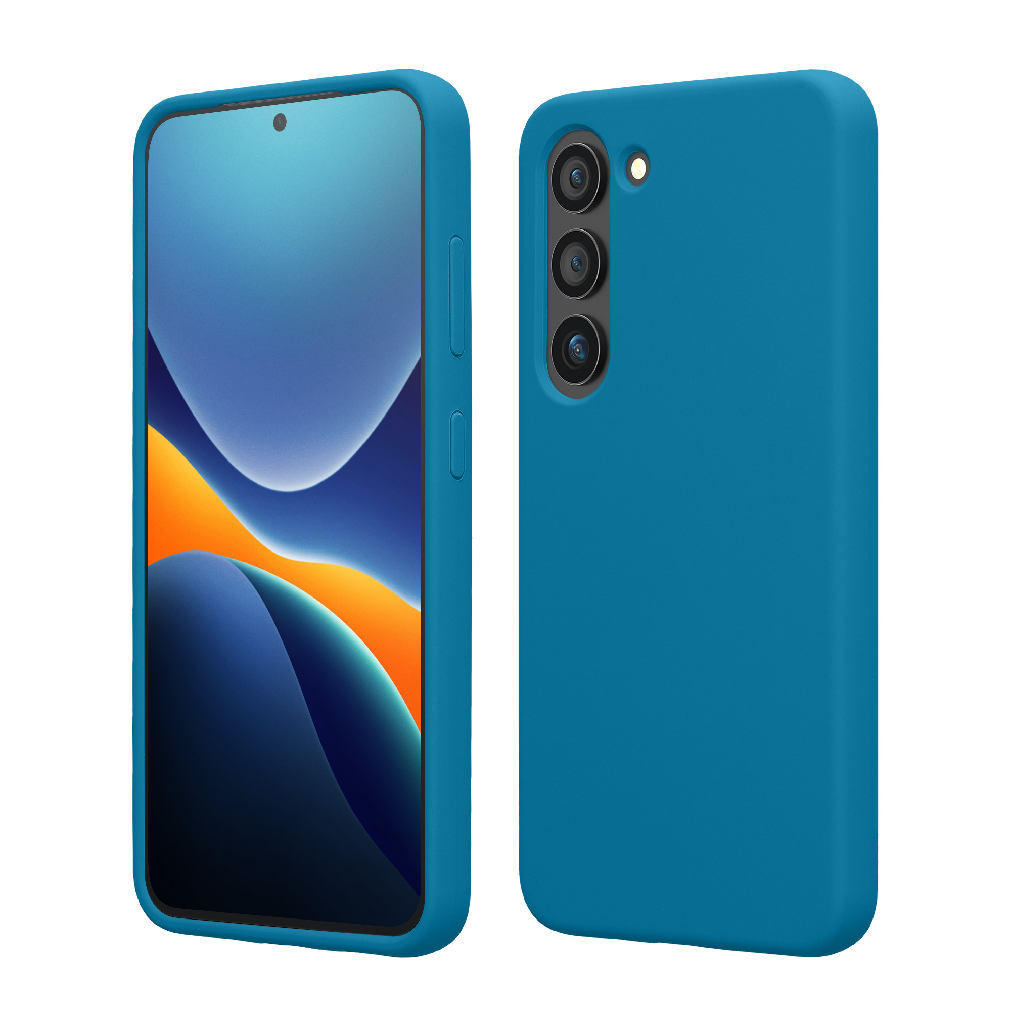 Silikonový kryt na mobil Galaxy S23 Plus kwmobile karibská modrá