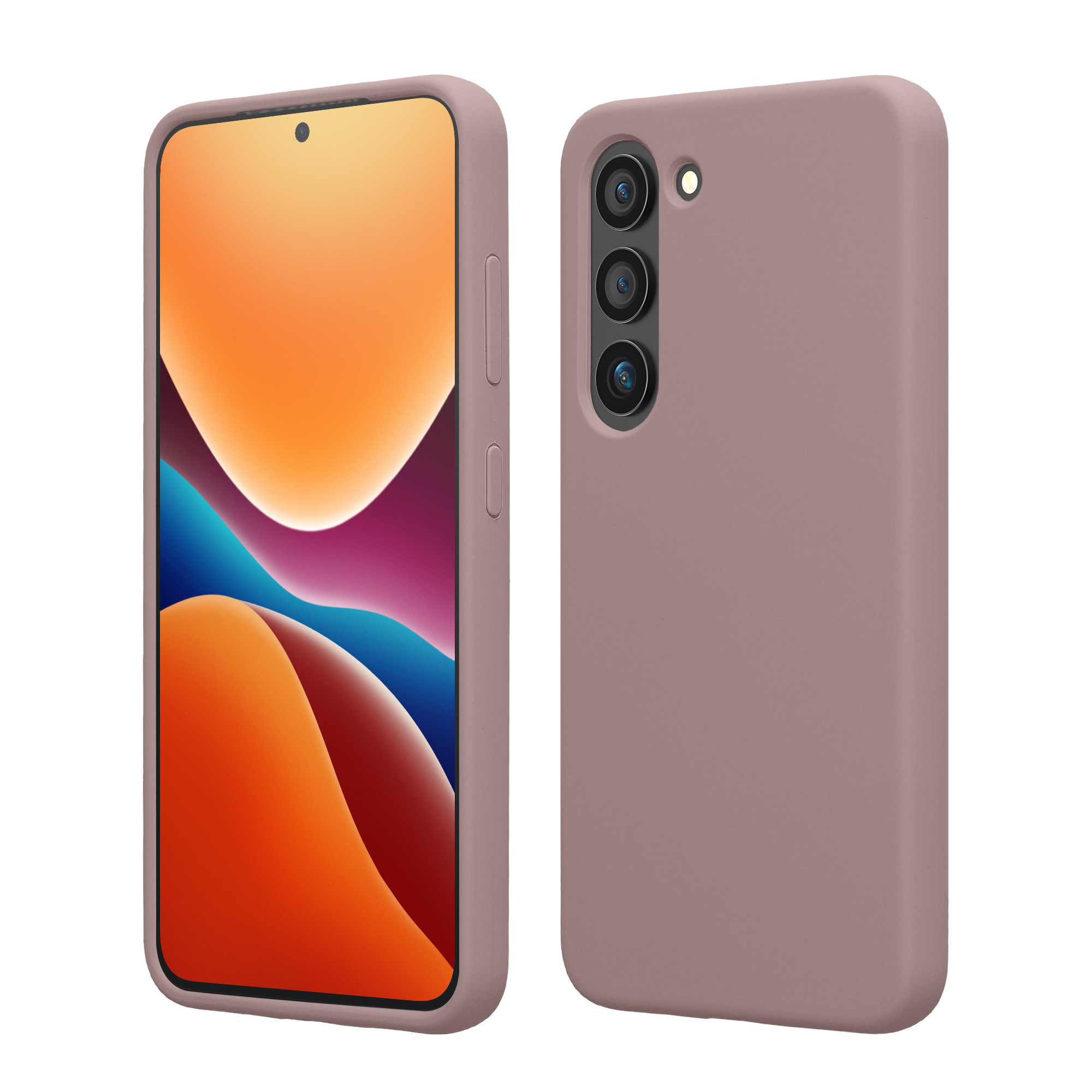 Silikonový kryt na mobil Galaxy S23 Plus kwmobile nude lila