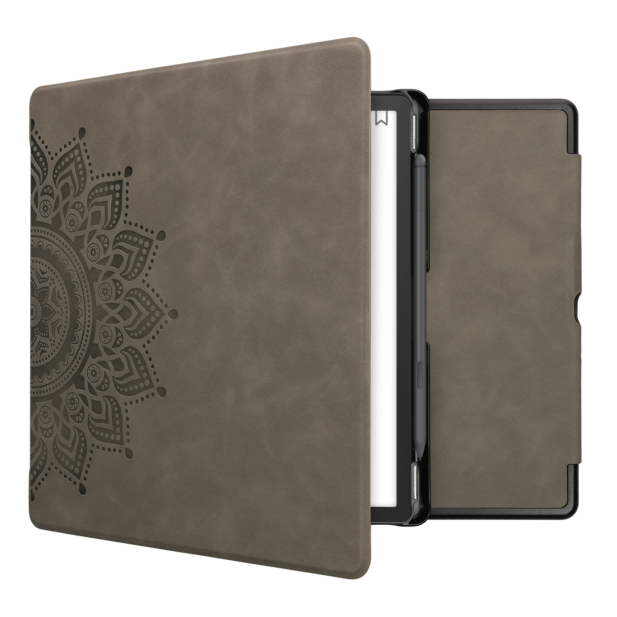 Pouzdro na čtečku kwmobile Kindle Scribe 2022/2024 - Rising Sun - šedá