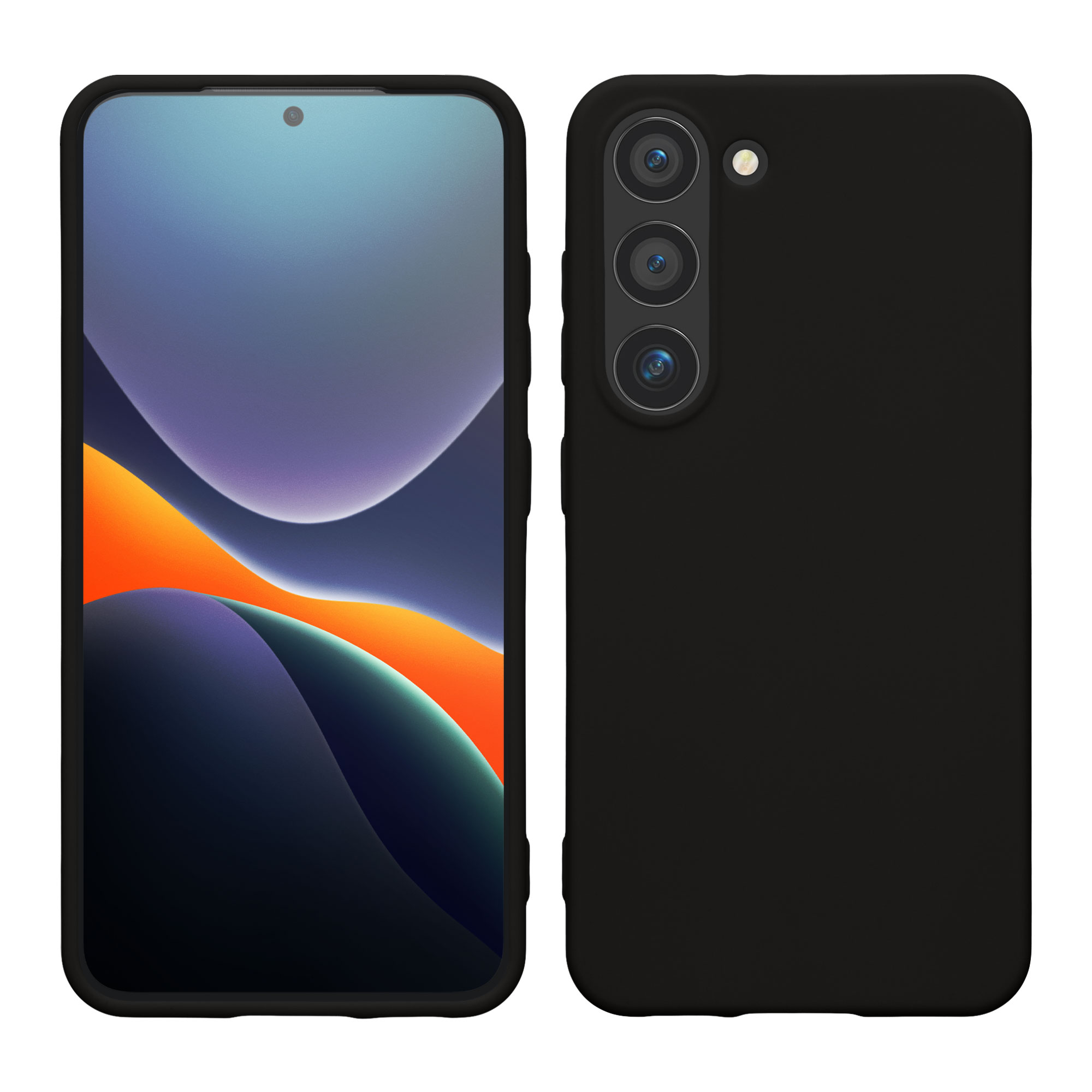 Silikonový kryt na mobil Galaxy S23 kwmobile černá
