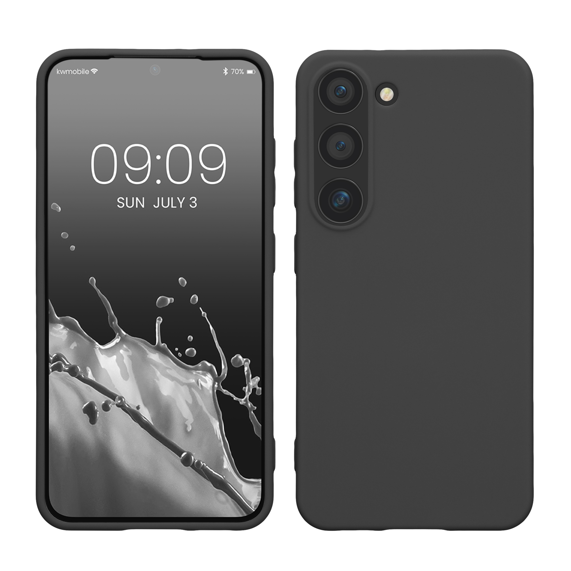 Pouzdro pro Samsung Galaxy S23 kwmobile TPU - tmavě šedá