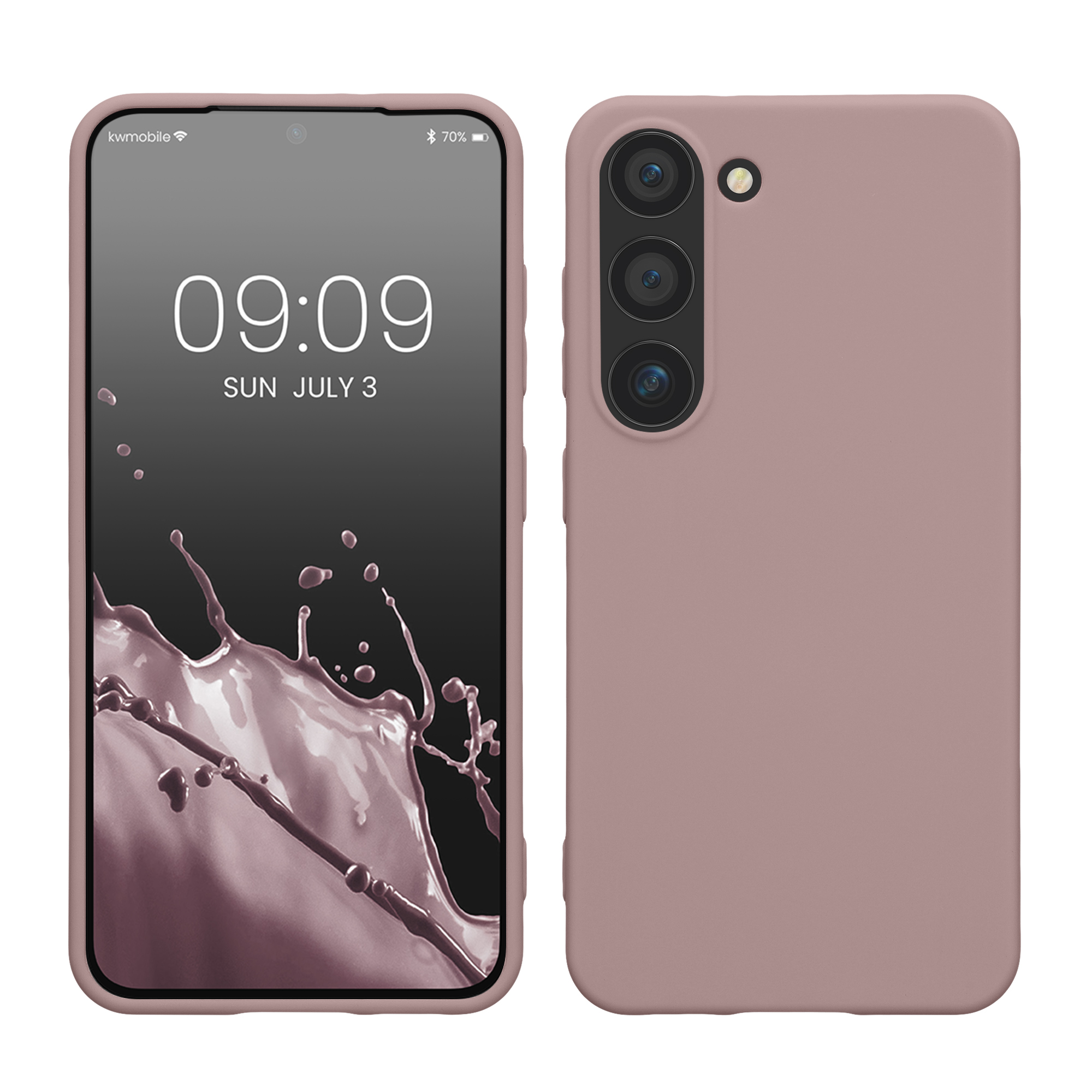 Pouzdro pro Samsung Galaxy S23 kwmobile TPU - světle lila