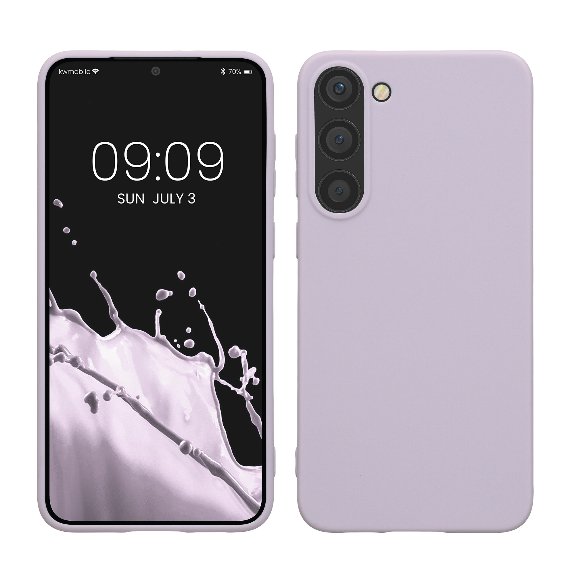 Silikonový kryt na mobil Galaxy S23 Plus kwmobile levandulová
