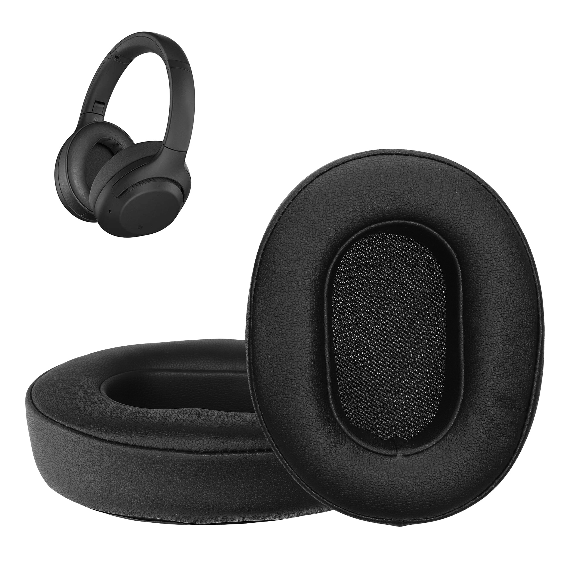Náhradní náušníky kwmobile pro Sony WH-XB900N - 2 ks - černá