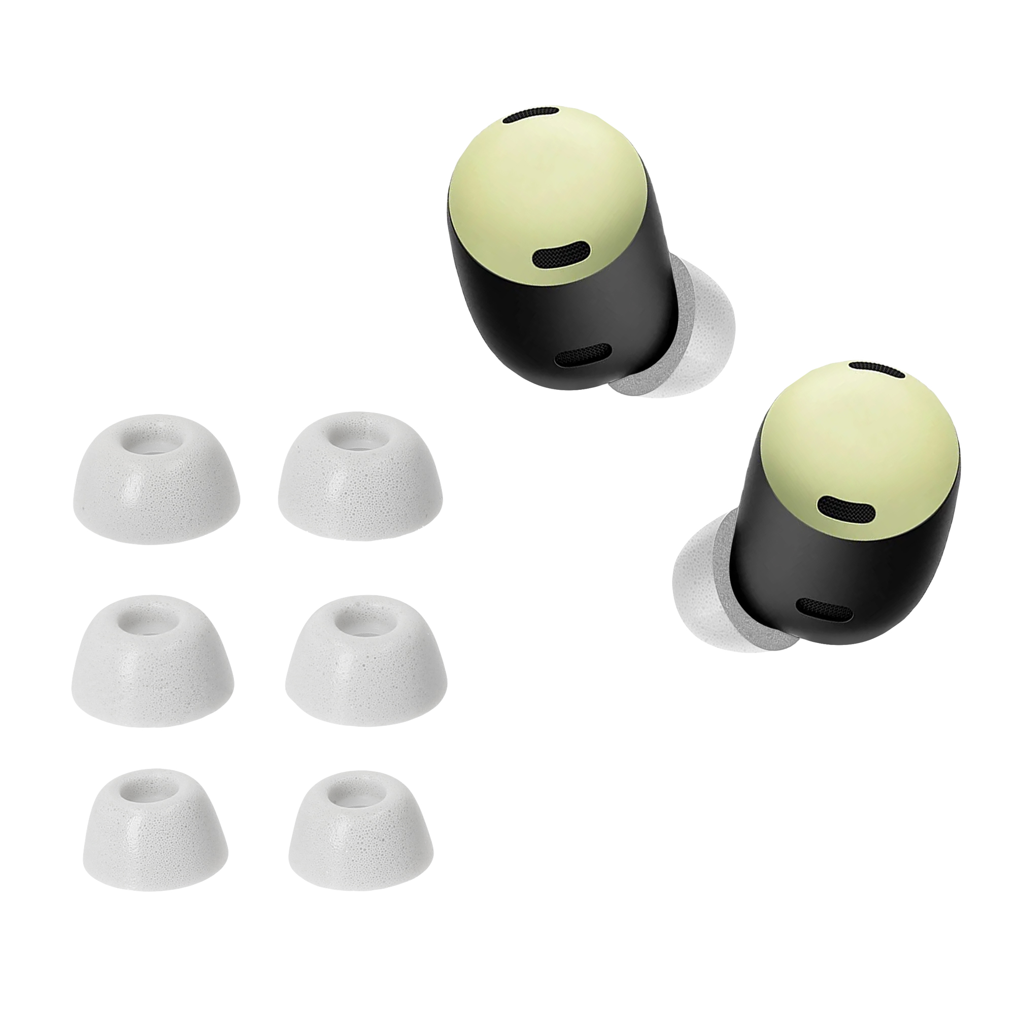 Náhradní špunty kwmobile pro Google Pixel Buds Pro - bílá