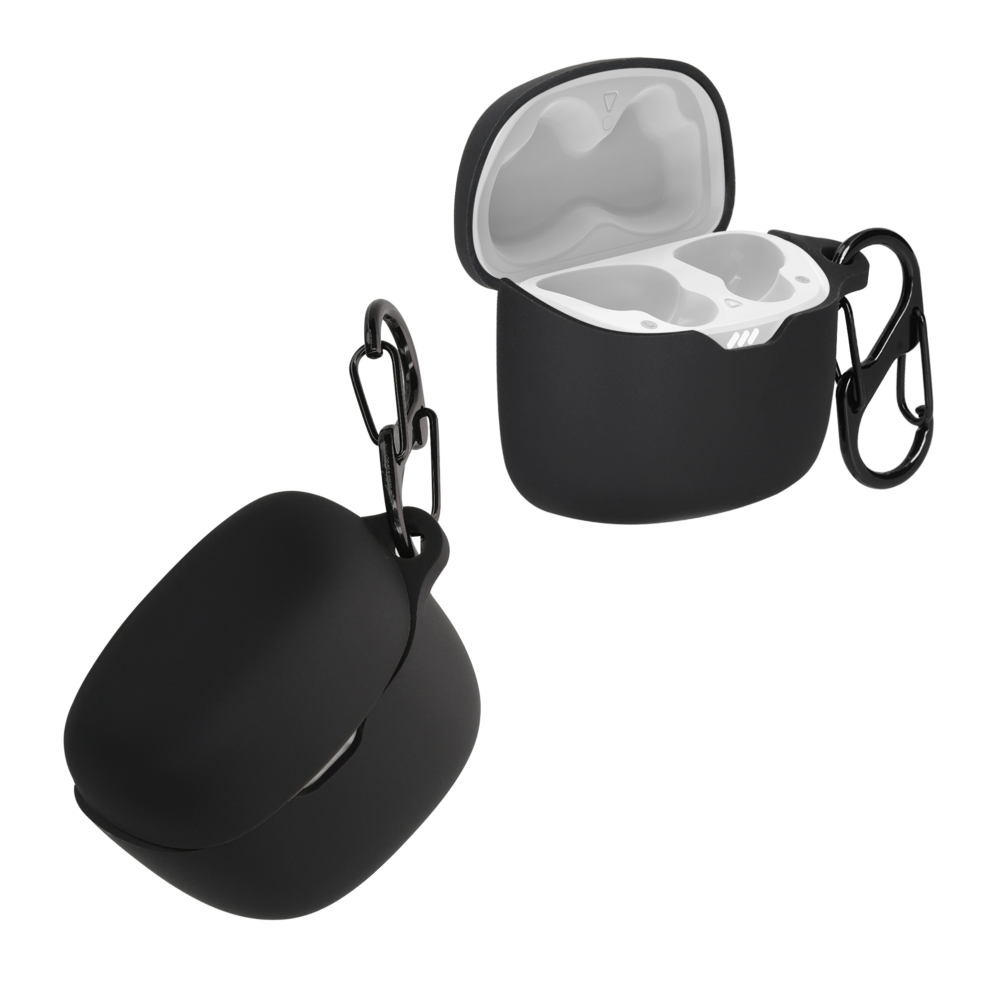 Pouzdro na sluchátka kwmobile pro JBL Tune Flex - černá
